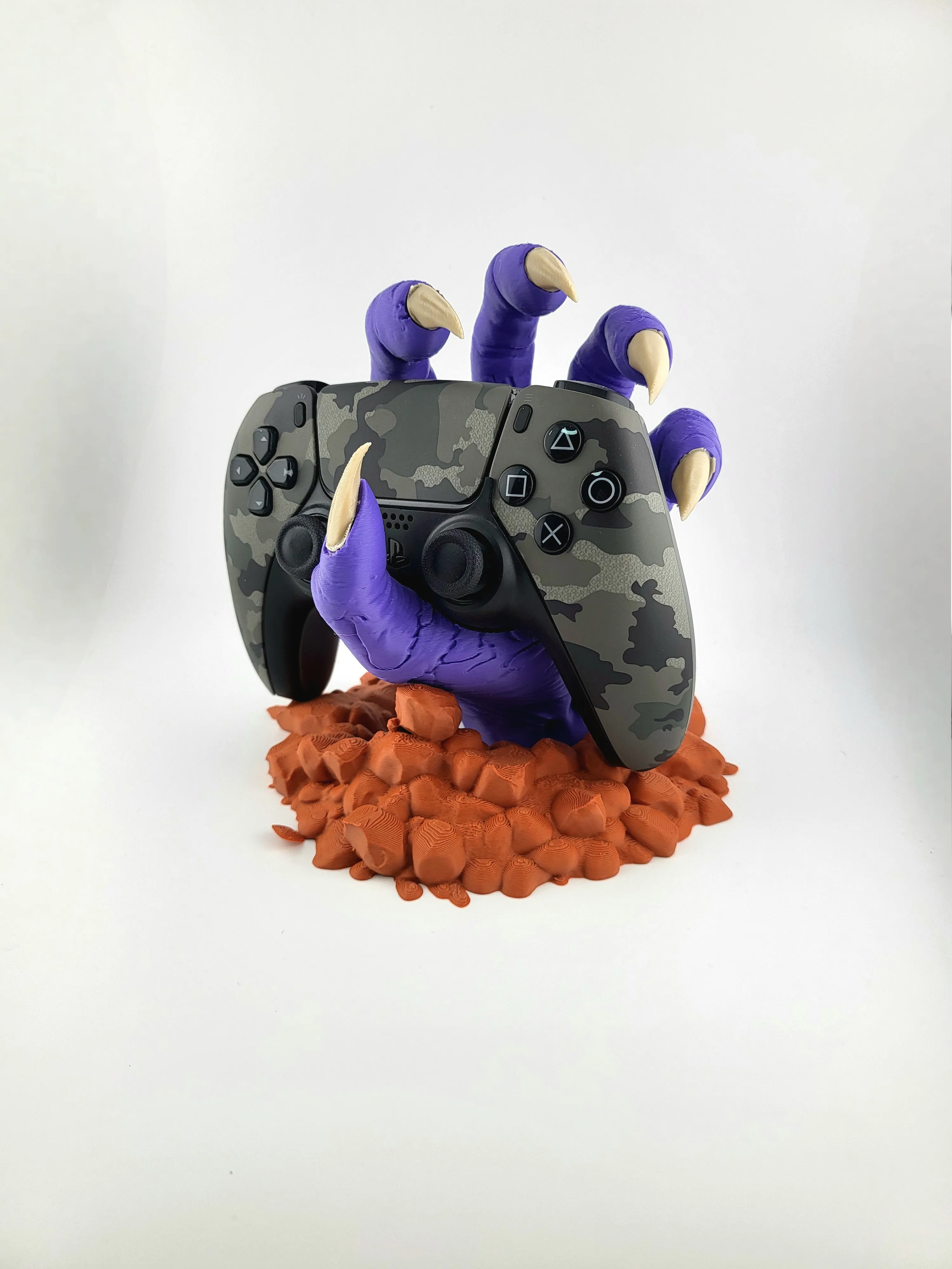 Controller-Halterung – 3D-Druck "Dark Hand" für PS5 kompatibel | Gaming Ständer