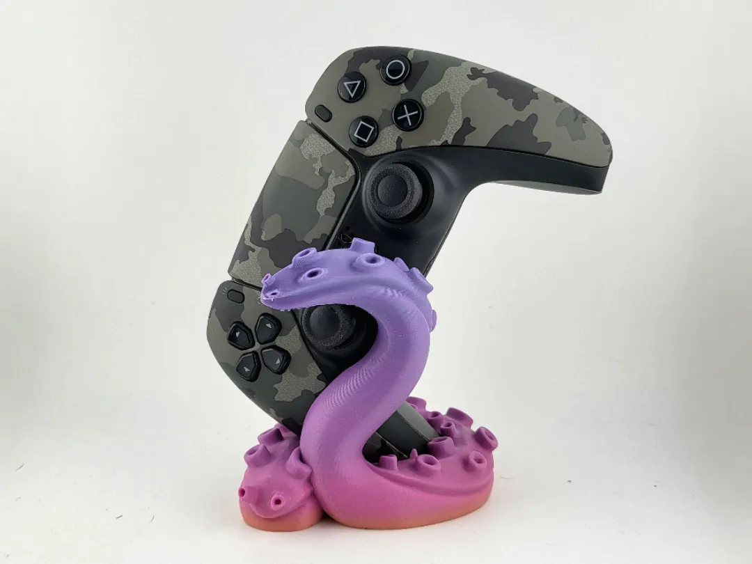 Controller-Halterung – 3D-Druck "Kraken" für PS5 kompatibel | Gaming Ständer