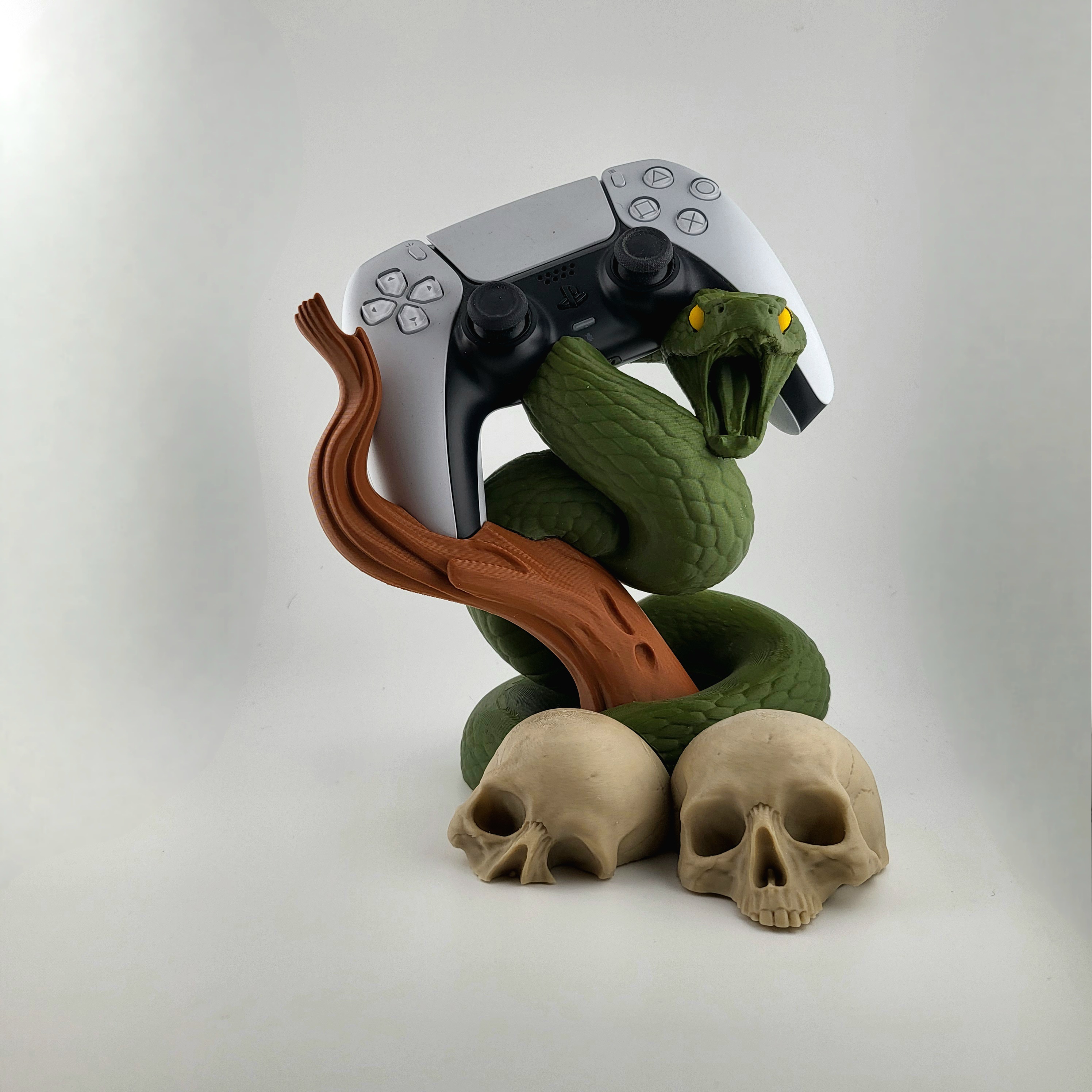 Controller-Halterung – 3D-Druck "Schlange" für PS5 kompatibel | Gaming Ständer