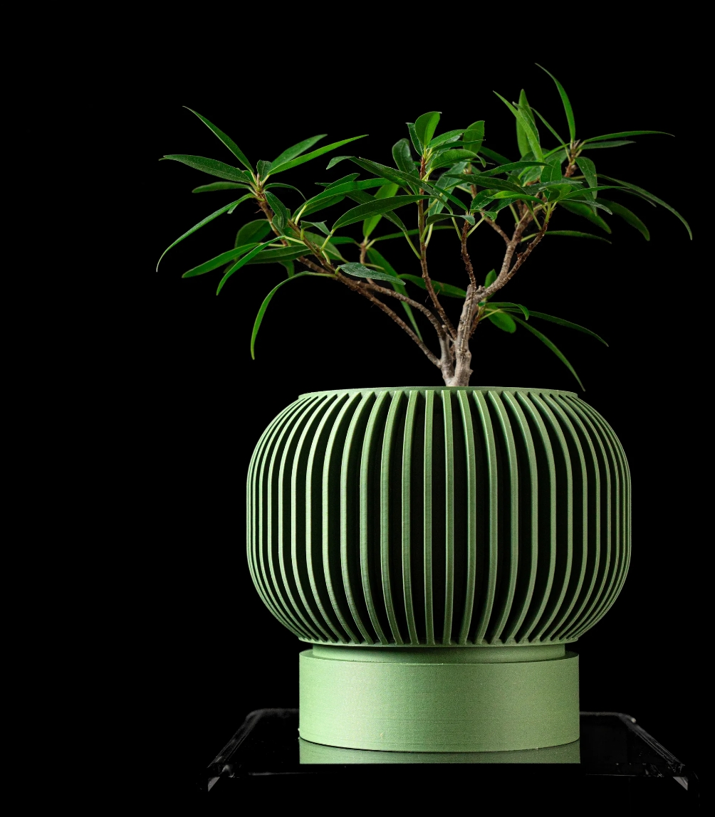 3D Design Blumentopf „Yuso Planter Pot 02“ – Moderne Vase/Übertopf aus dem Bergischen Land