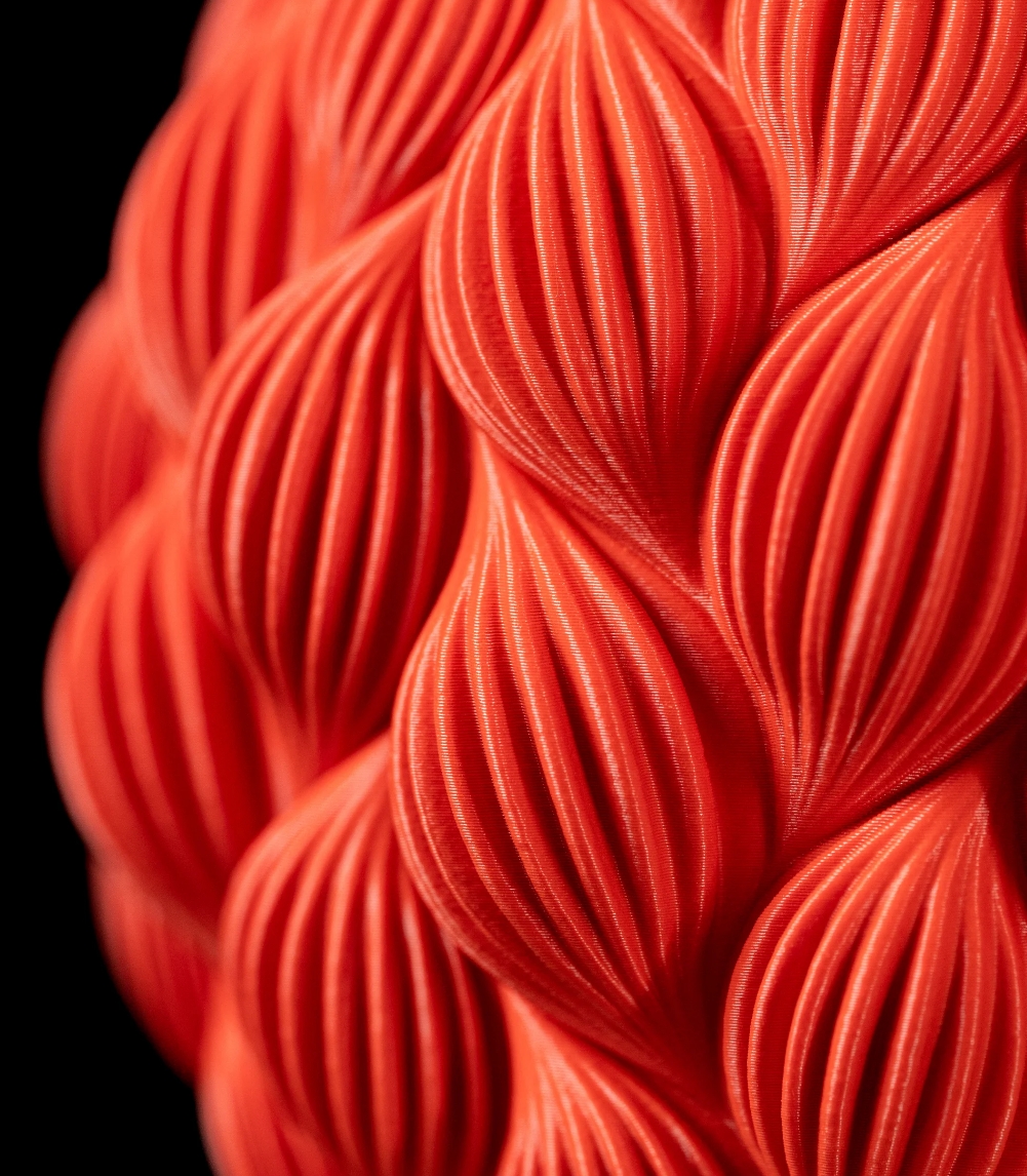 3D Design Blumentopf „Ripple Planter Pot“ – Moderne Vase/Übertopf aus dem Bergischen Land