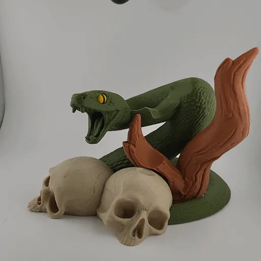 Controller-Halterung – 3D-Druck "Schlange 2" für PS5 kompatibel | Gaming Ständer