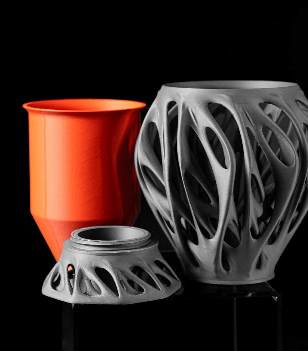 3D Design Blumentopf „Mantis Planter Pot“ – Moderne Vase/Übertopf aus dem Bergischen Land
