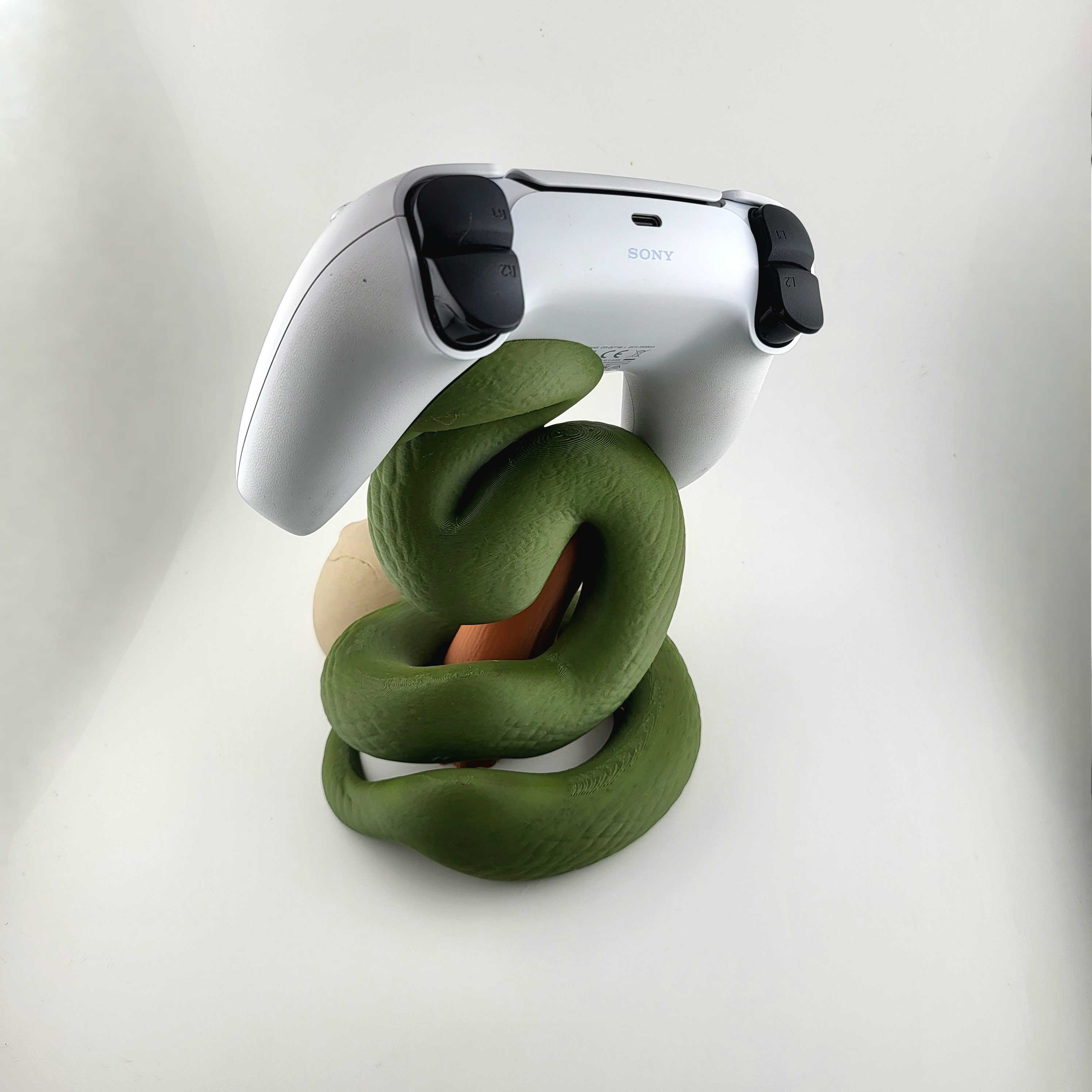 Controller-Halterung – 3D-Druck "Schlange" für PS5 kompatibel | Gaming Ständer