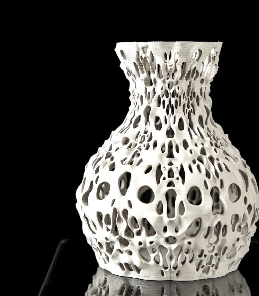 3D Design Blumentopf „Spotted Flower Vase“ – Moderne Vase/Übertopf aus dem Bergischen Land