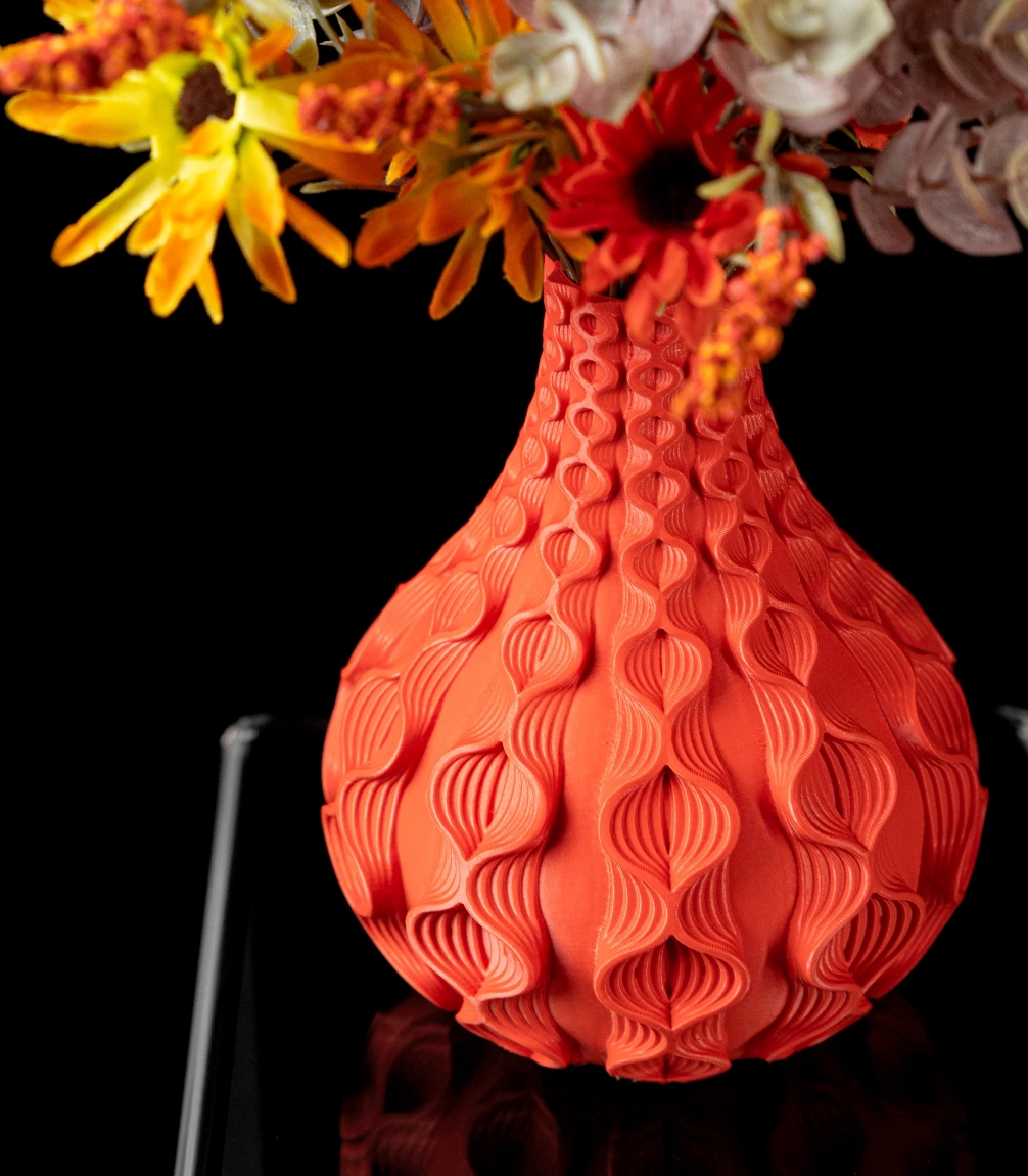 3D Design Blumentopf „Bloom Flower Vase“ – Moderne Vase/Übertopf aus dem Bergischen Land