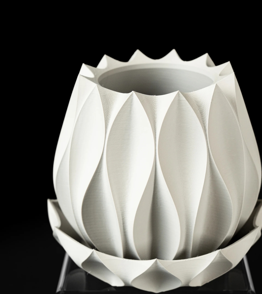 3D Design Blumentopf „Abyssal Planter Pot 02“ – Moderne Vase/Übertopf aus dem Bergischen Land