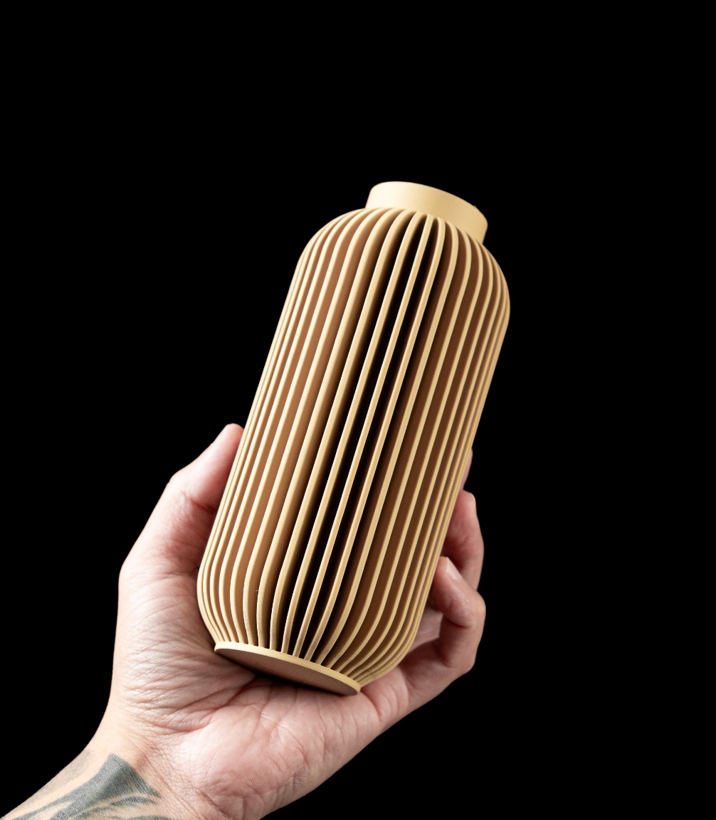3D Design Blumentopf „Yao Flower Vase 02“ – Moderne Vase/Übertopf aus dem Bergischen Land