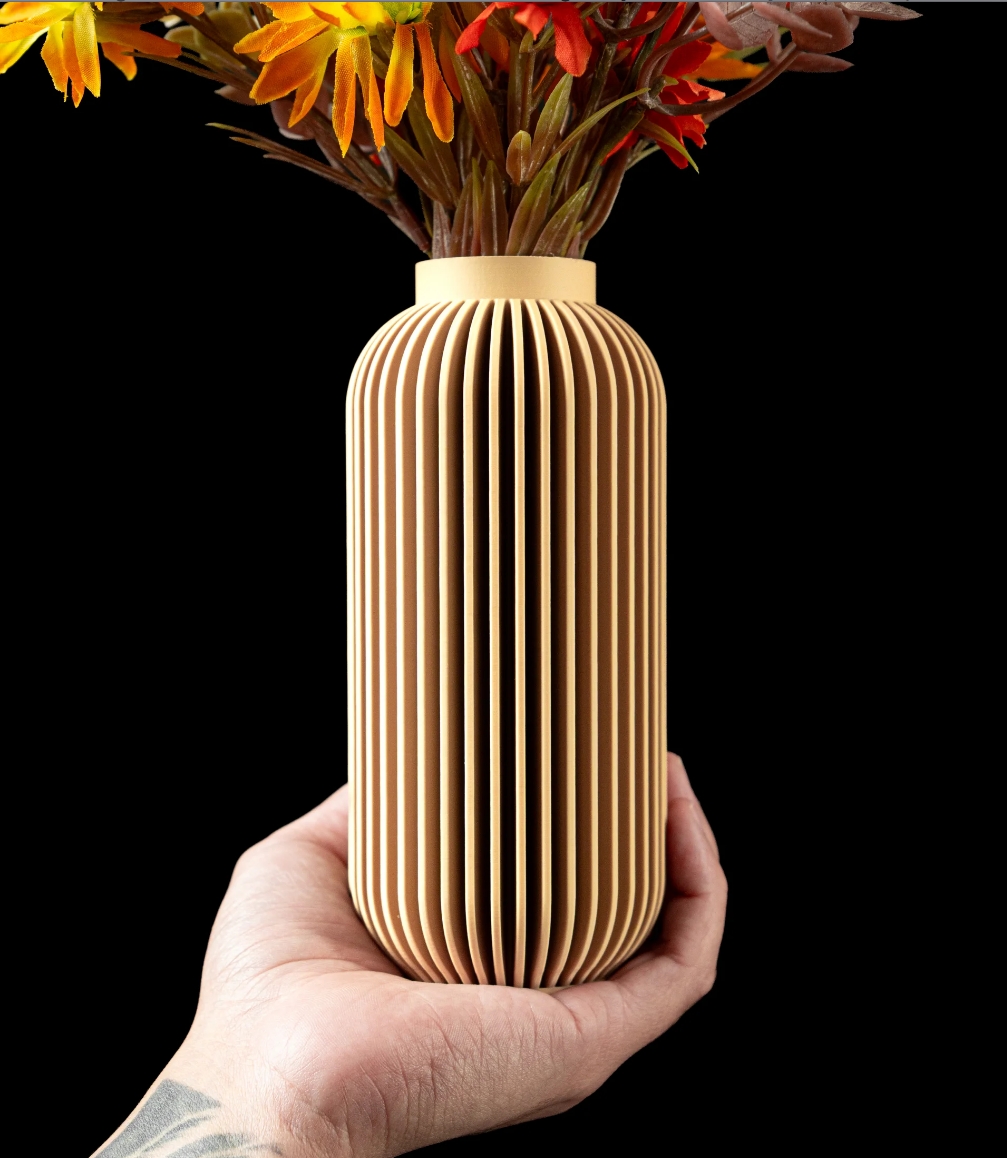 3D Design Blumentopf „Yao Flower Vase 02“ – Moderne Vase/Übertopf aus dem Bergischen Land
