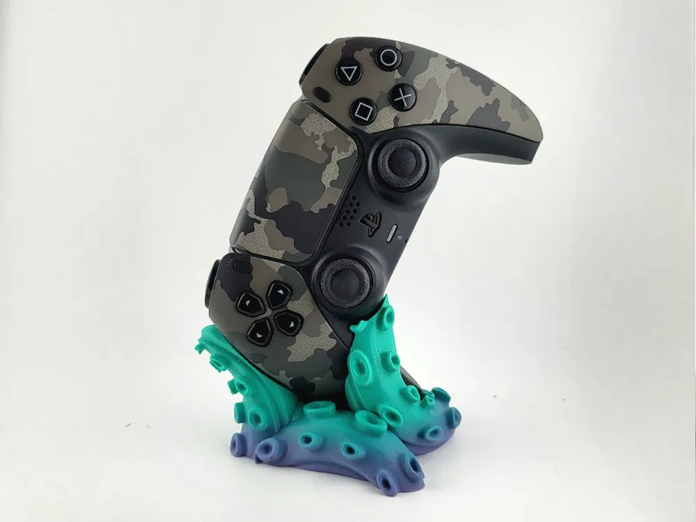 Controller-Halterung – 3D-Druck "Kraken" für PS5 kompatibel | Gaming Ständer