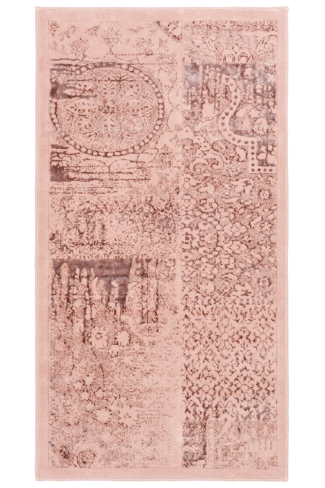 Eskitme Halı Flos, Pudra 80x150