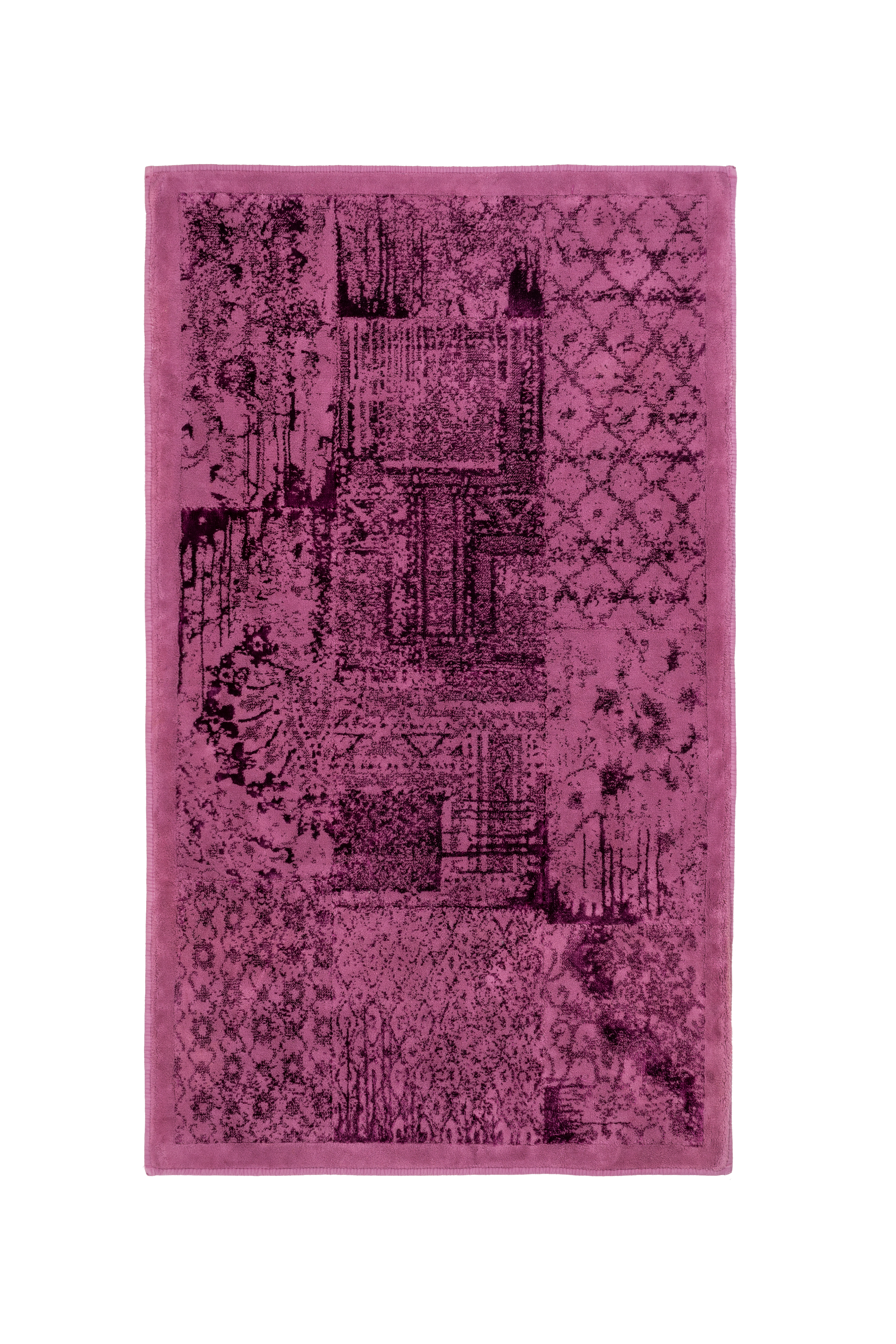 Floşlu Patchwork Halı