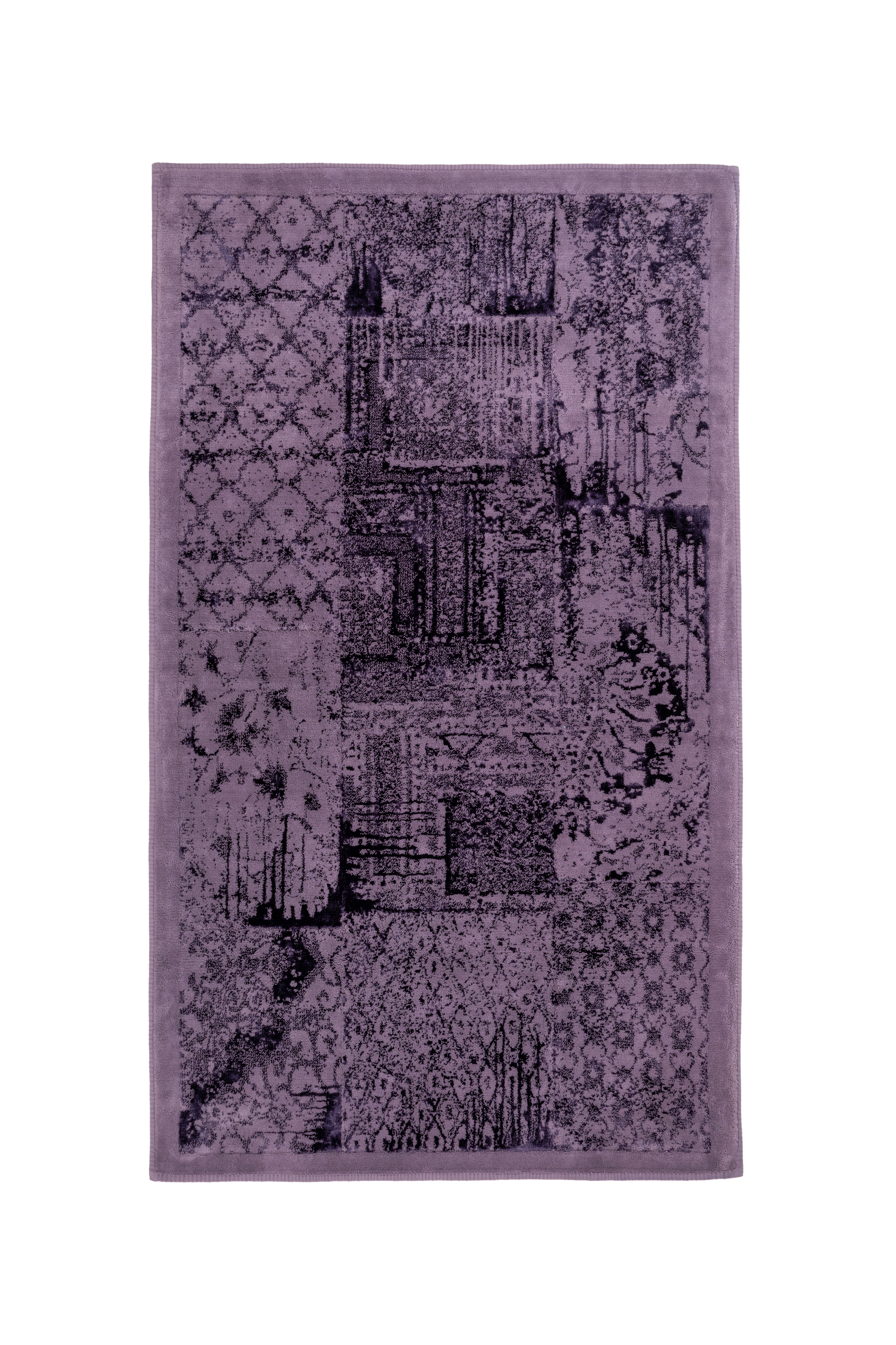 Floşlu Patchwork Halı