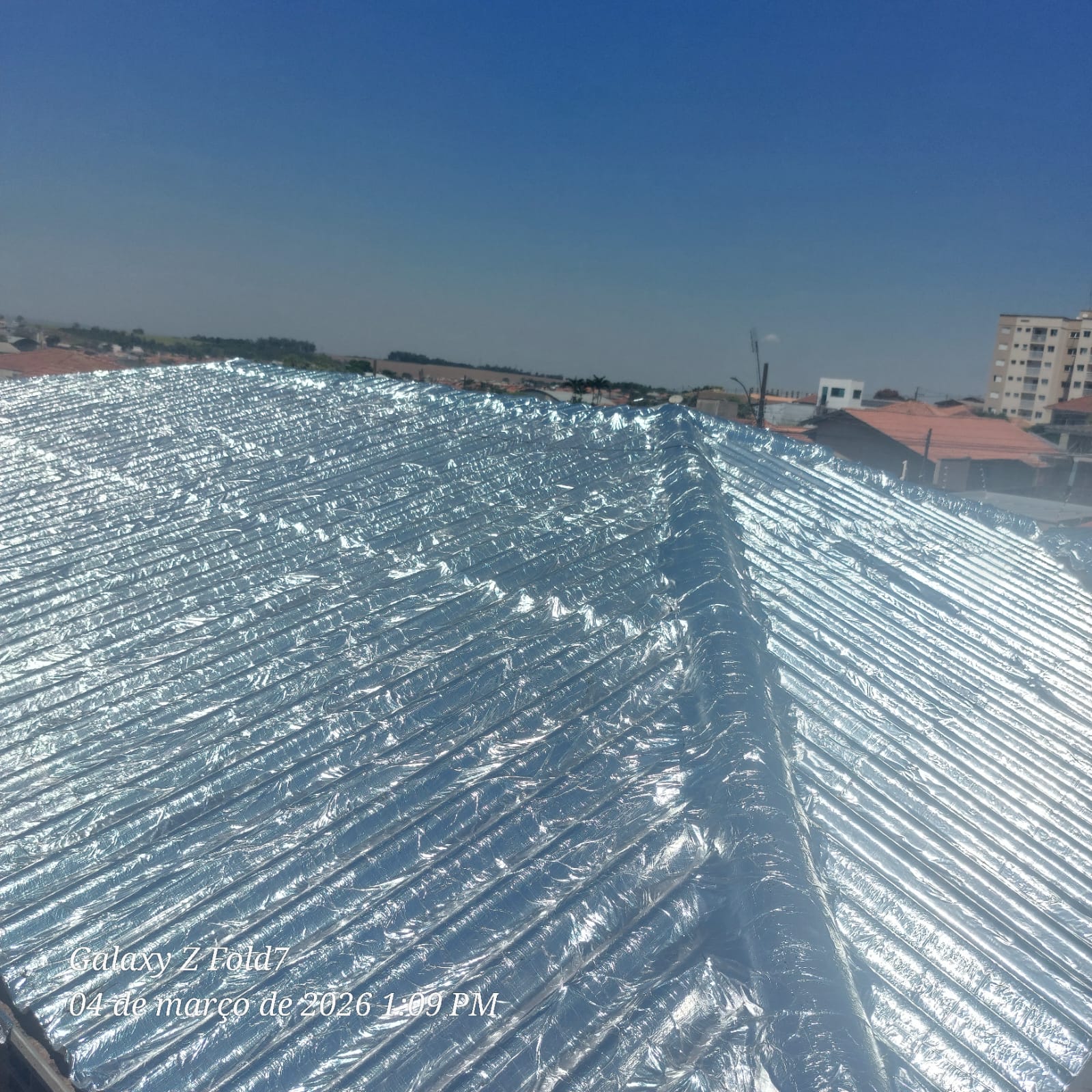 Instalação de Isolamento Térmico em Telhados