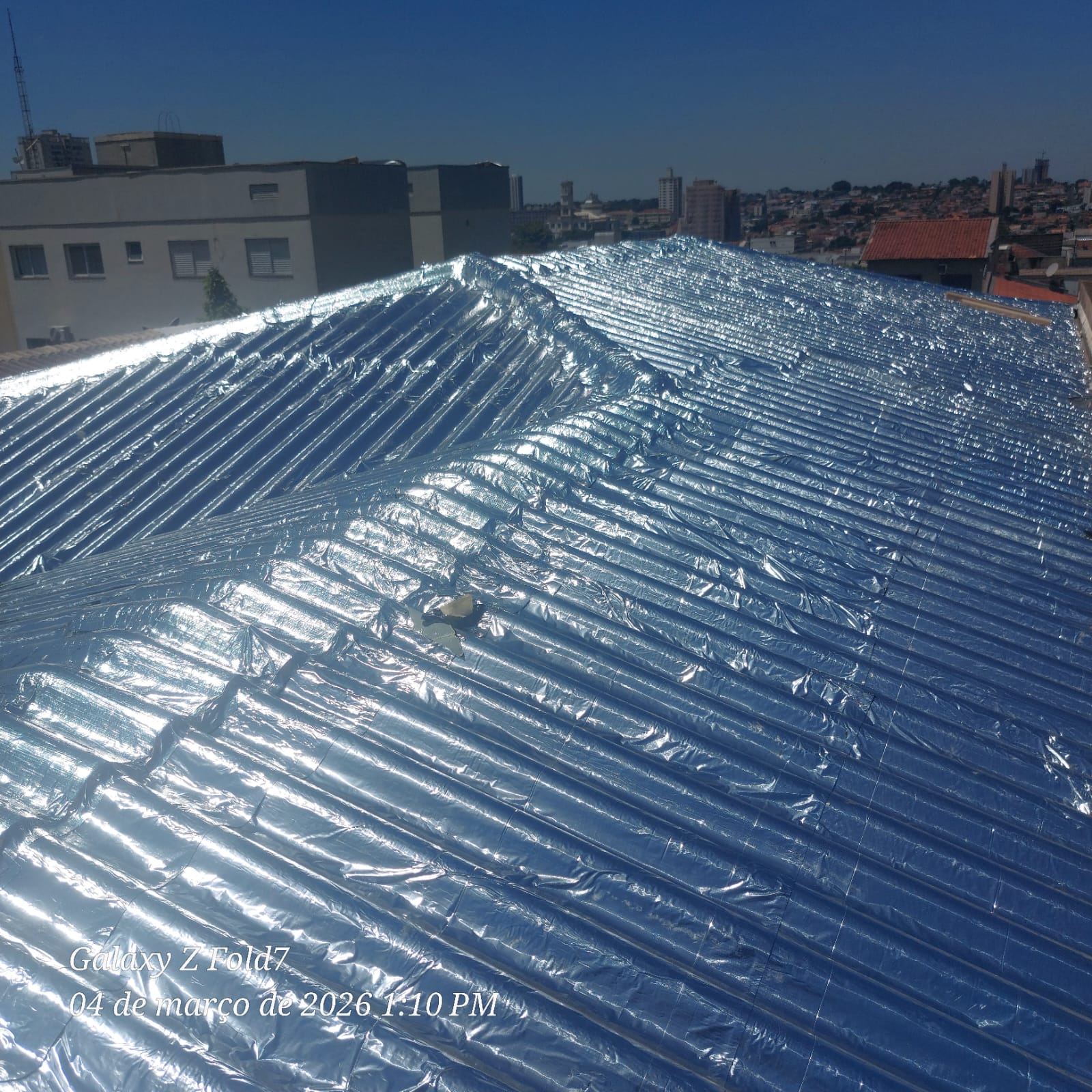 Instalação de Isolamento Térmico em Telhados