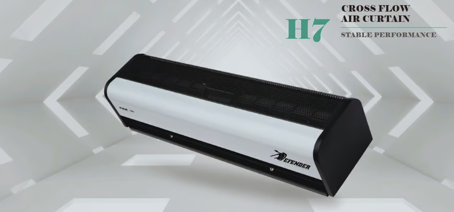 DEFENDER Air Curtain 100 cm  FM4010 S5 WHITE & BLACK