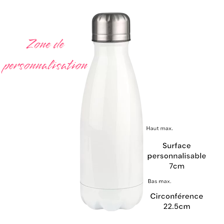 BOUTEILLE ISOTHERME 350ML - BLANCHE 