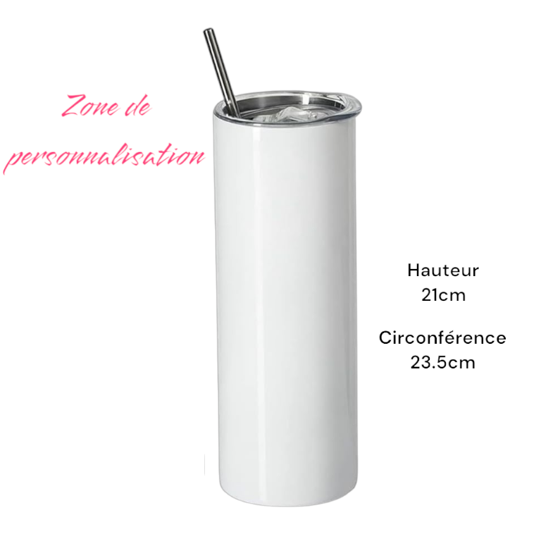 TUMBLER ISOTHERME 580ML - BLANC