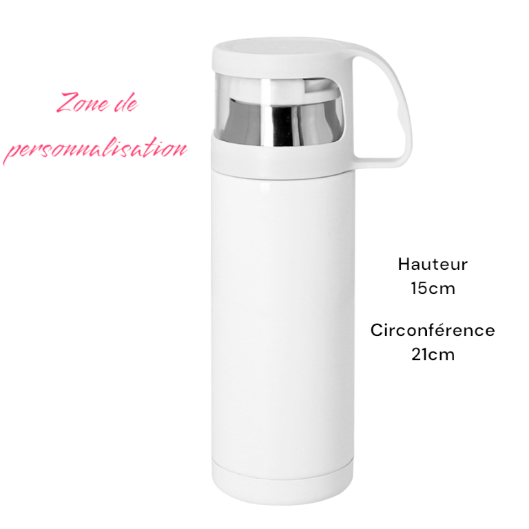 THERMOS ISOTHERME 350ML - BLANC