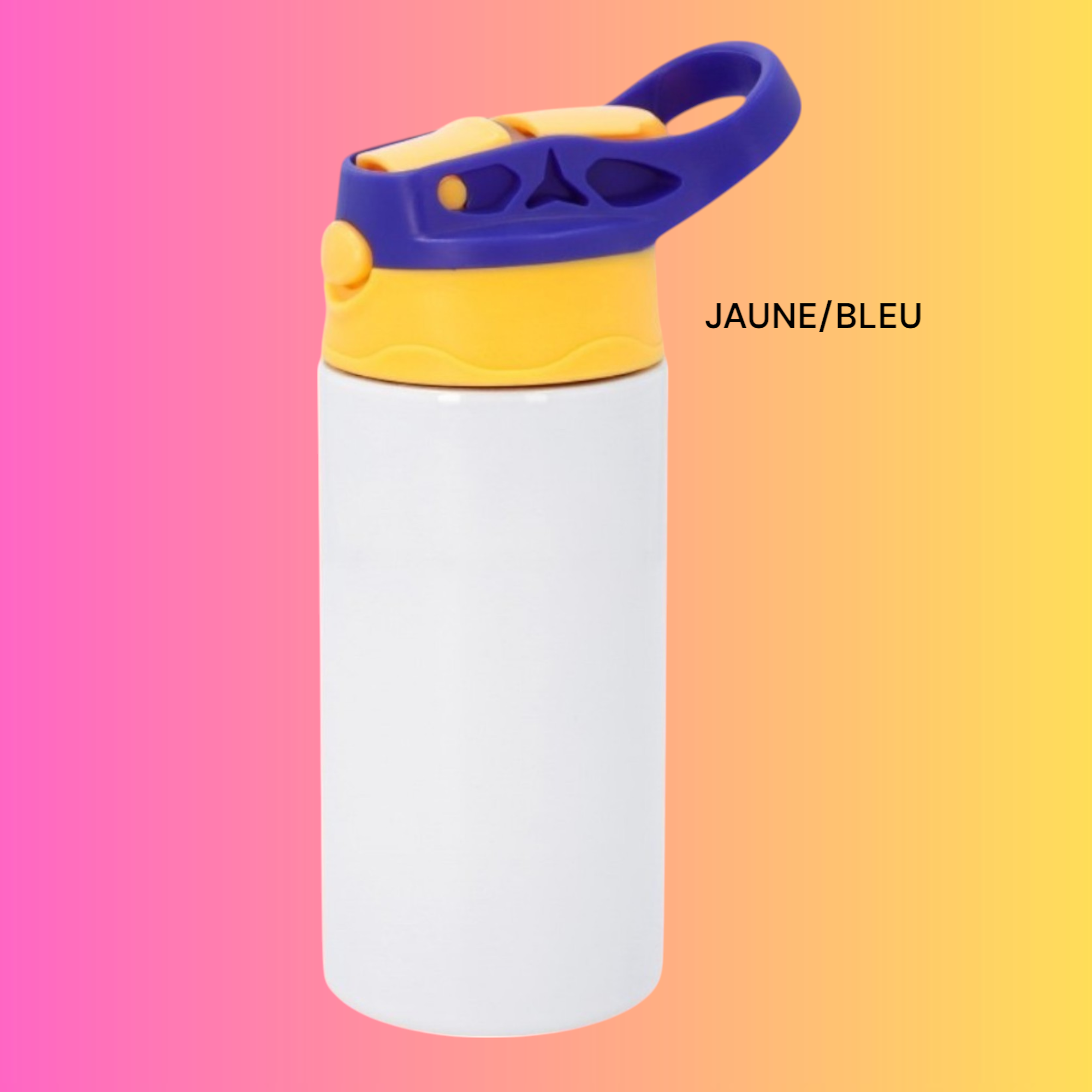 GOURDE 350ML - BOUCHON BI COULEURS - Plusieurs coloris