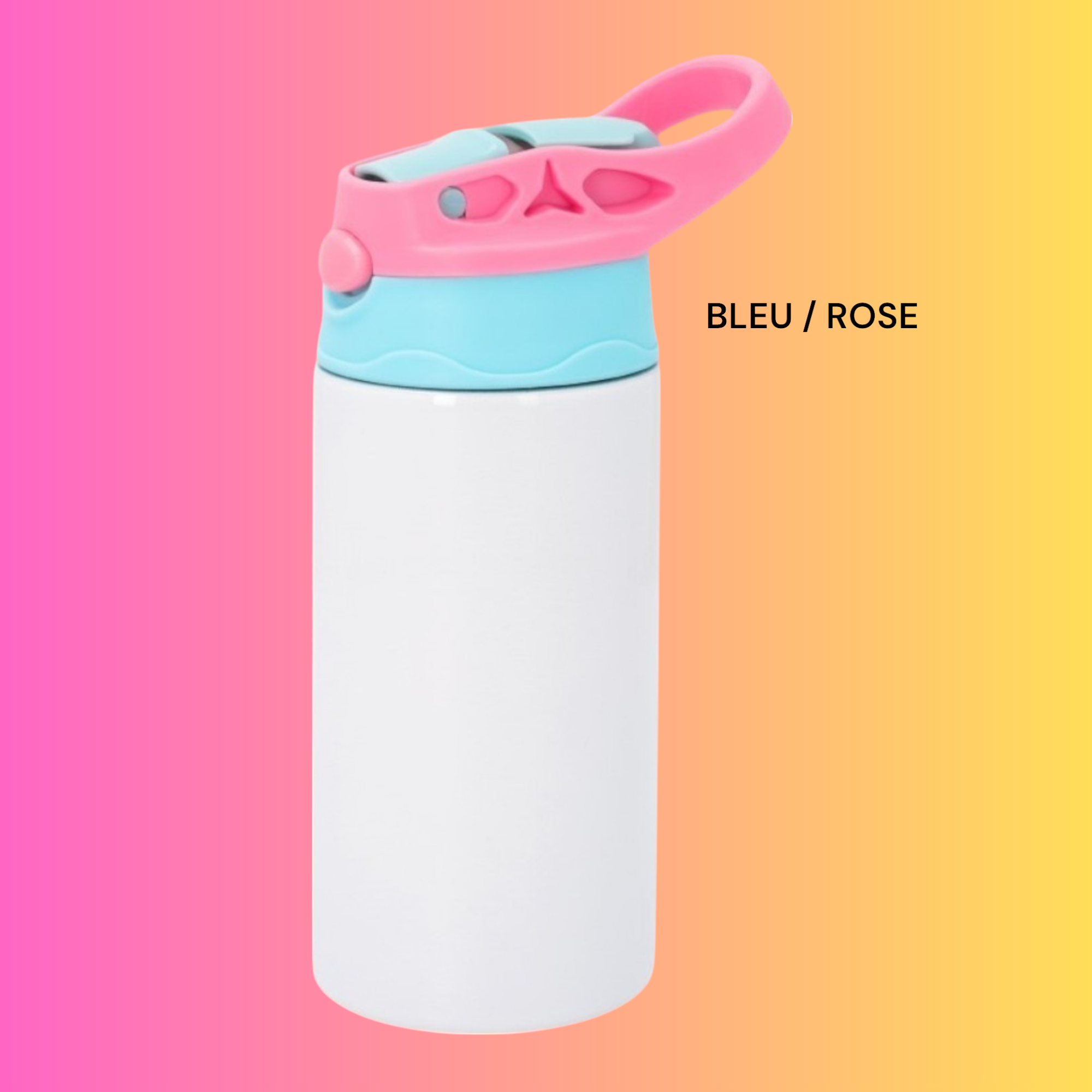 GOURDE 350ML - BOUCHON BI COULEURS - Plusieurs coloris