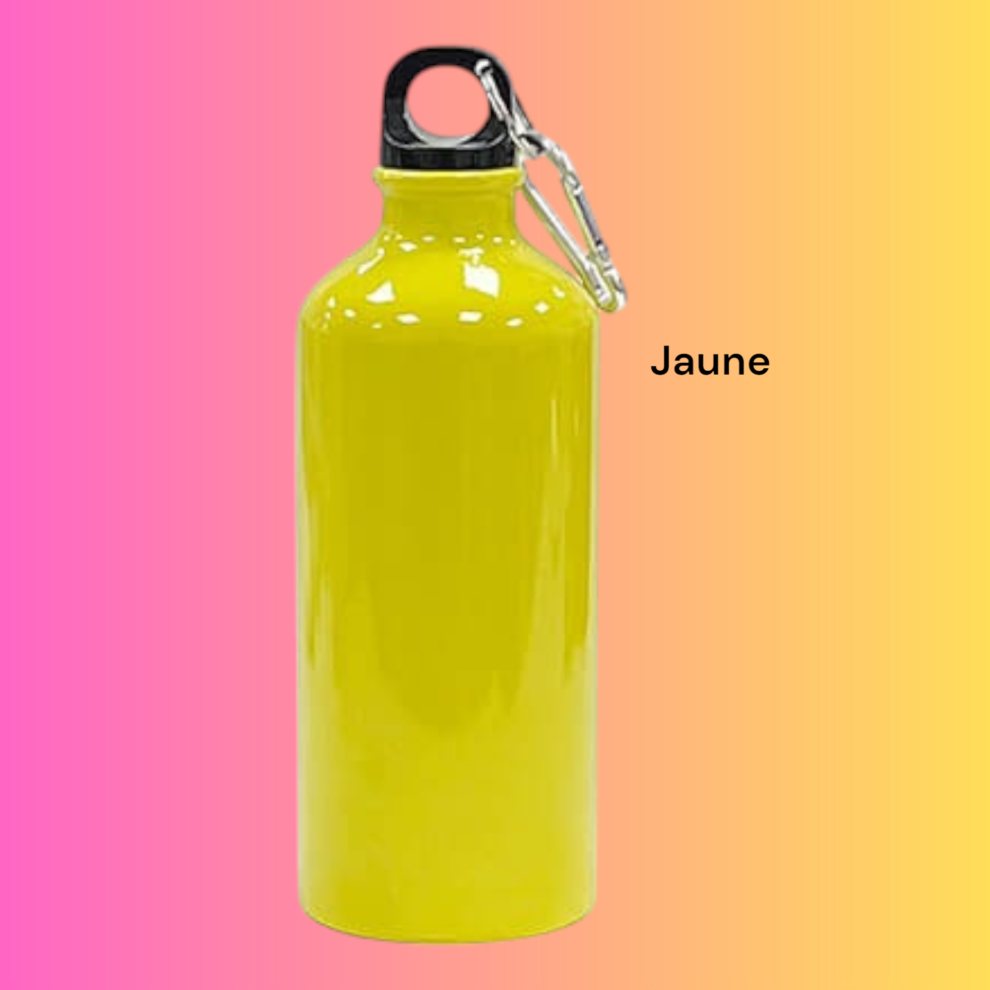 GOURDE ALU TOURISTIQUE 600ML - Plusieurs coloris
