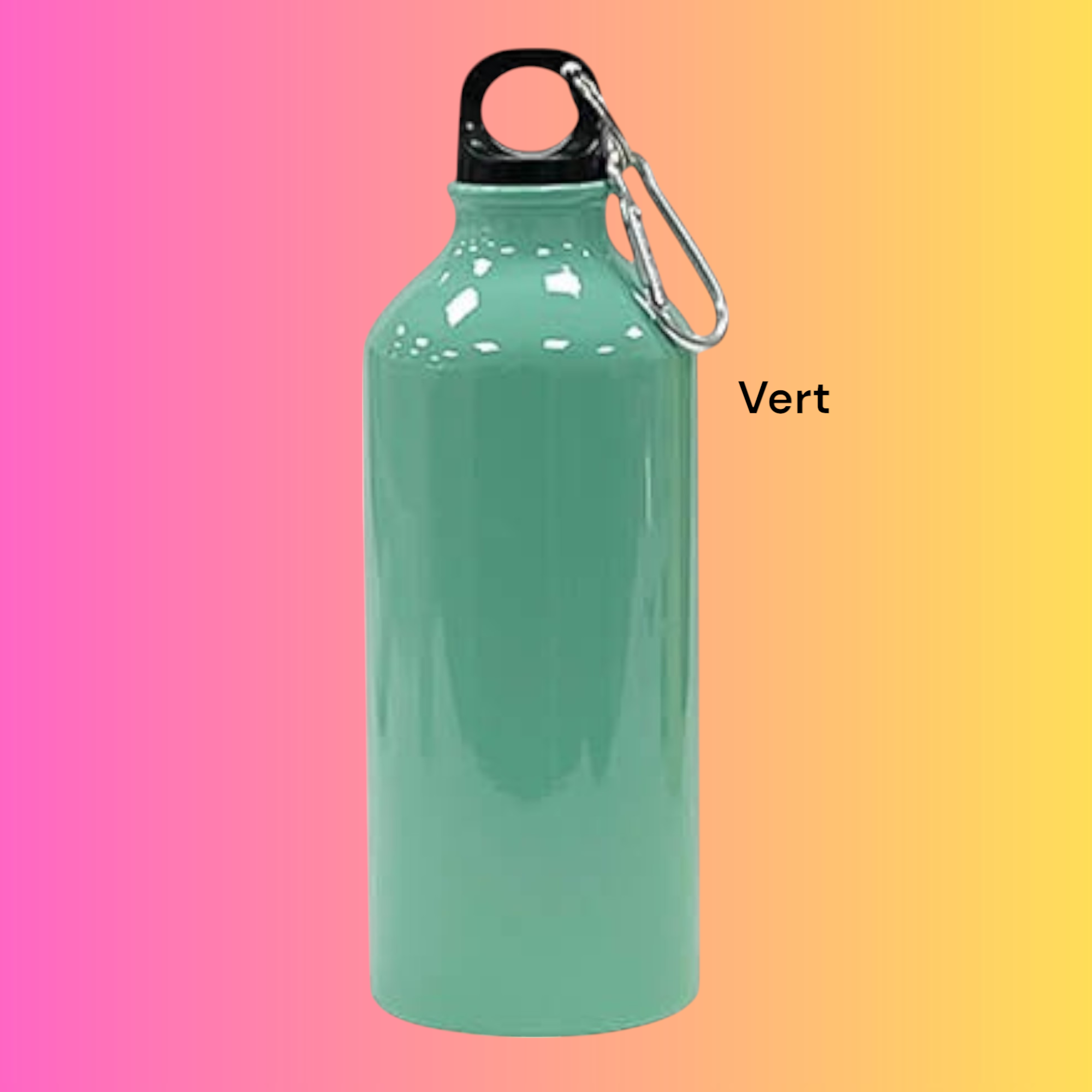 GOURDE ALU TOURISTIQUE 600ML - Plusieurs coloris
