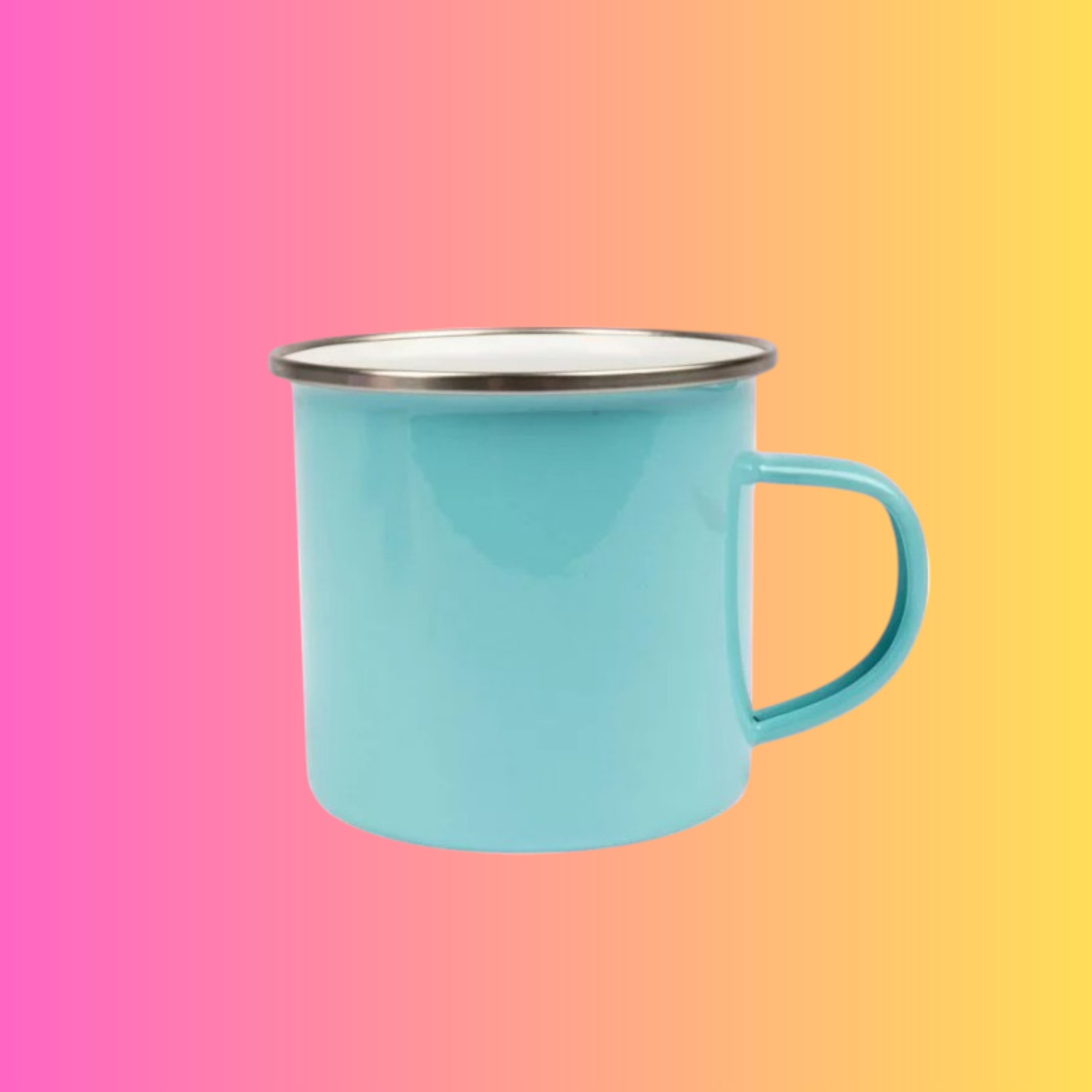 MUG EMAILLE 350ML - Plusieurs coloris