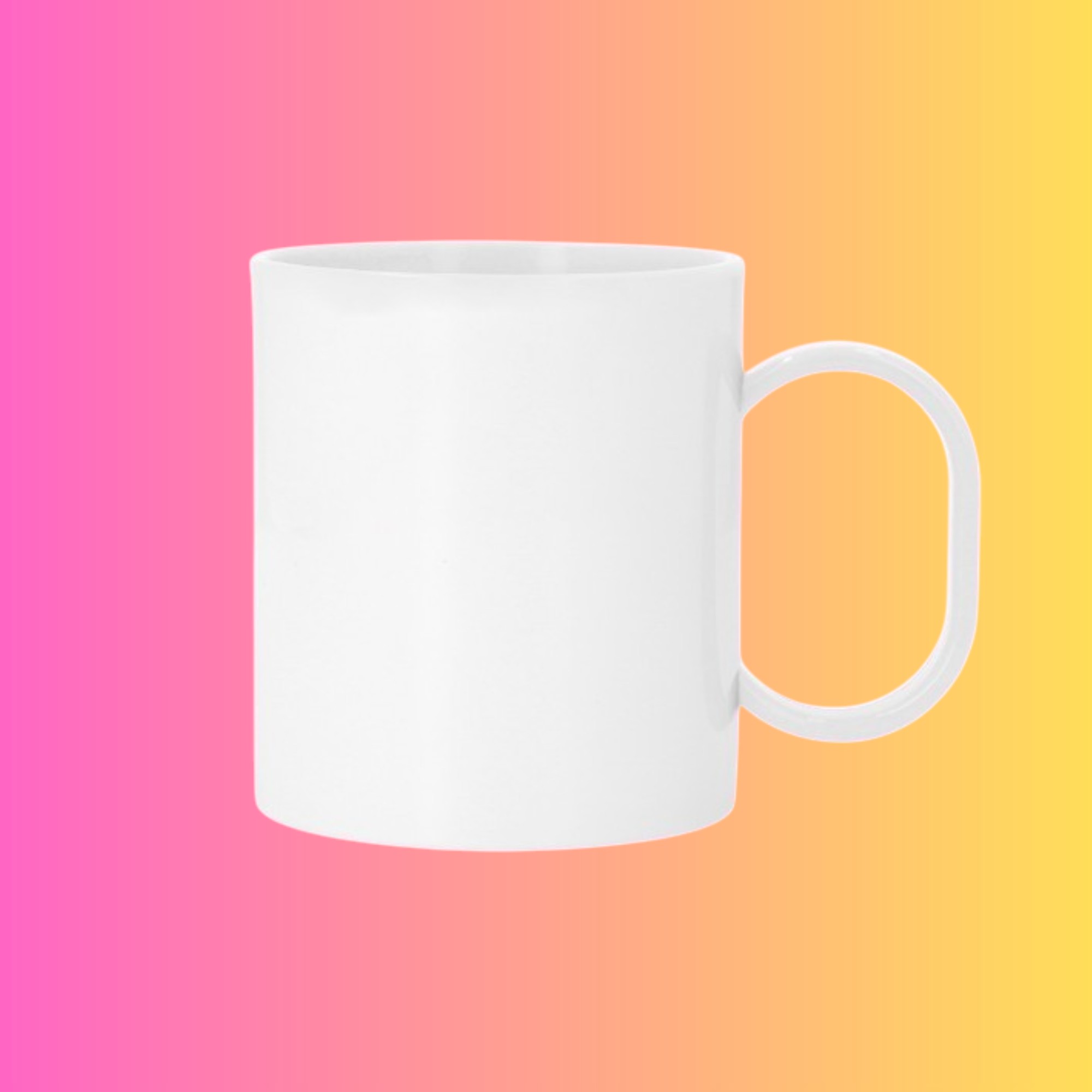 MUG POLYMERE 325ML - BLANC