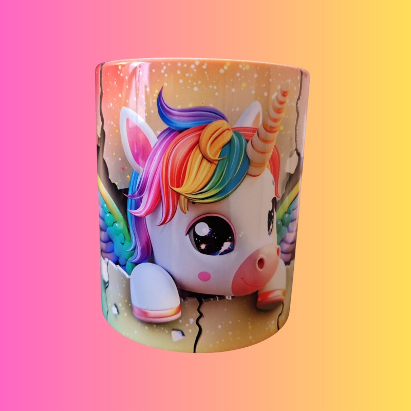 MUG UNICORNE MULTICOLORS