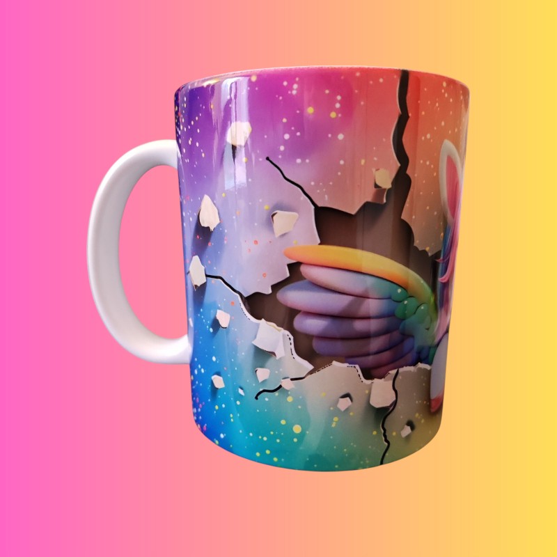 MUG UNICORNE MULTICOLORS