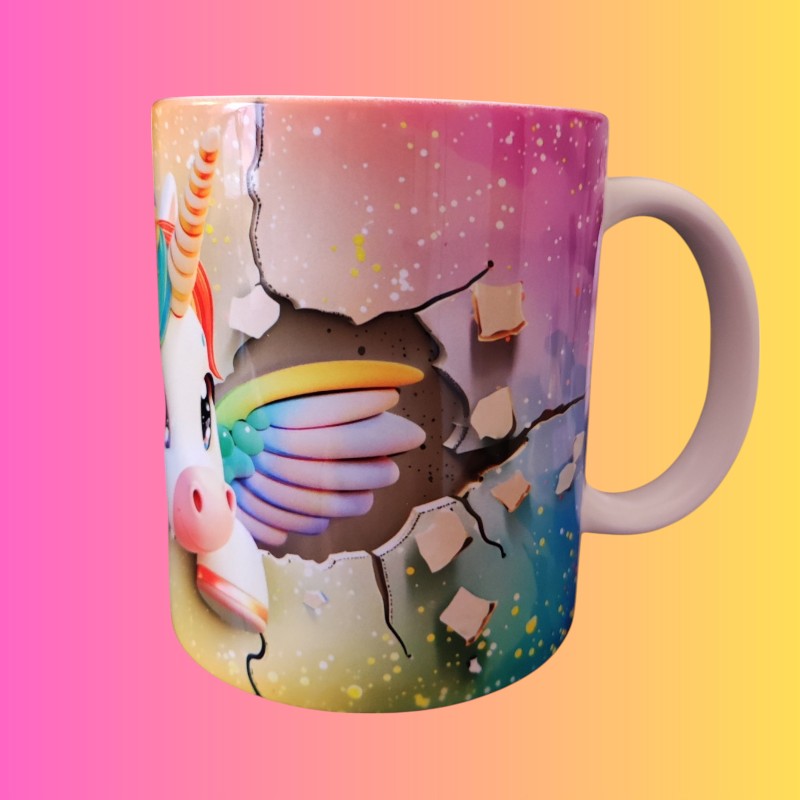 MUG UNICORNE MULTICOLORS