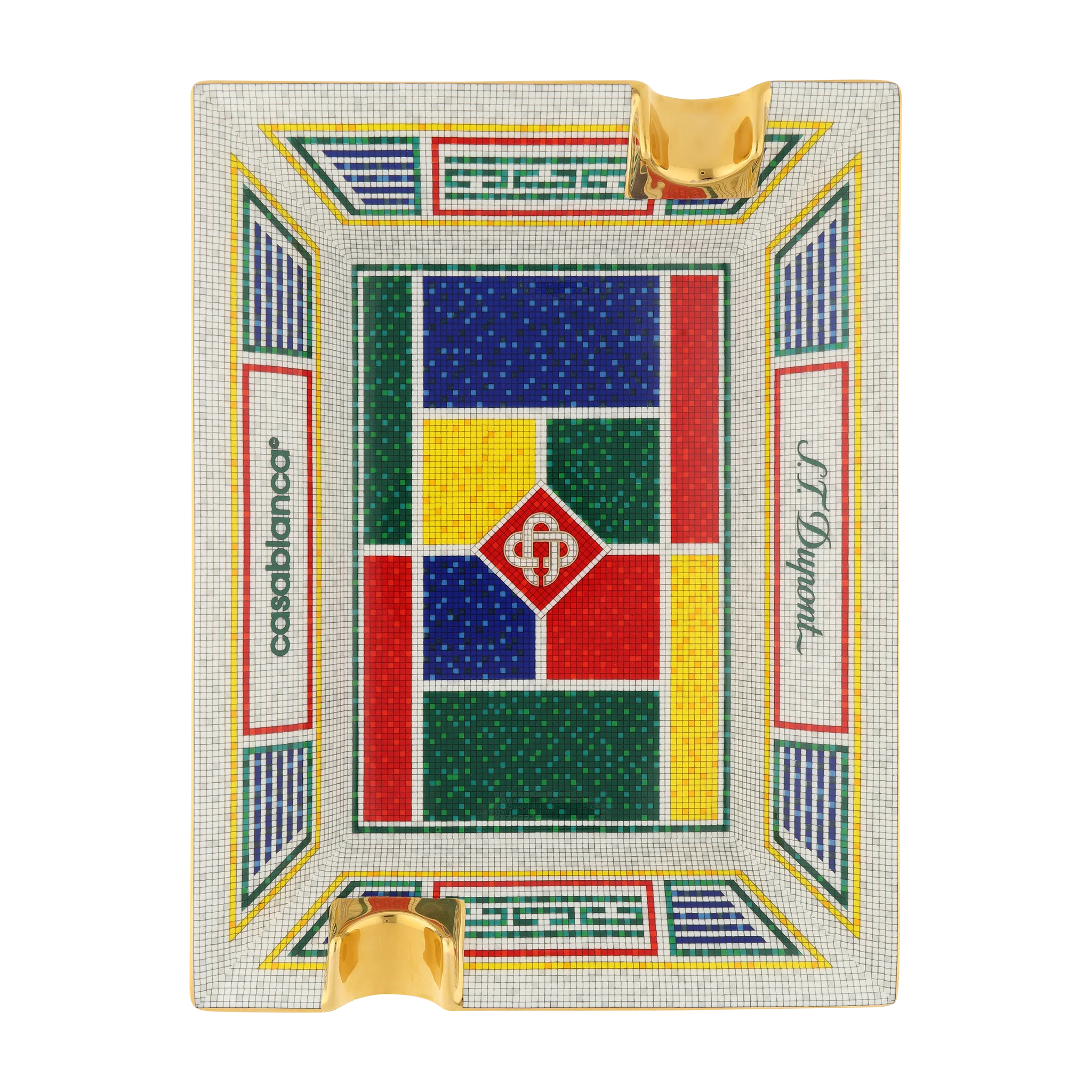 S.T. Dupont Portacenere Porcellana Casablanca 006222