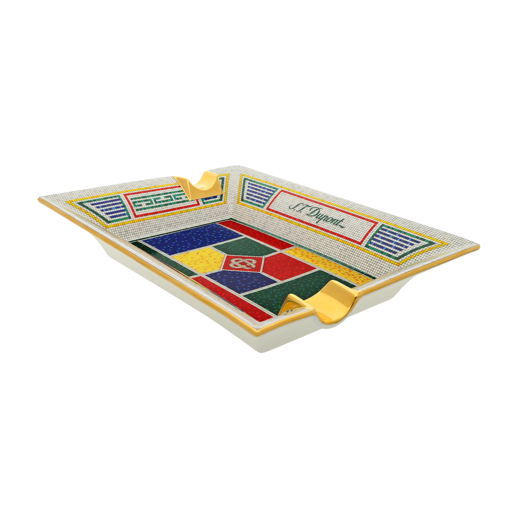 S.T. Dupont Portacenere Porcellana Casablanca 006222