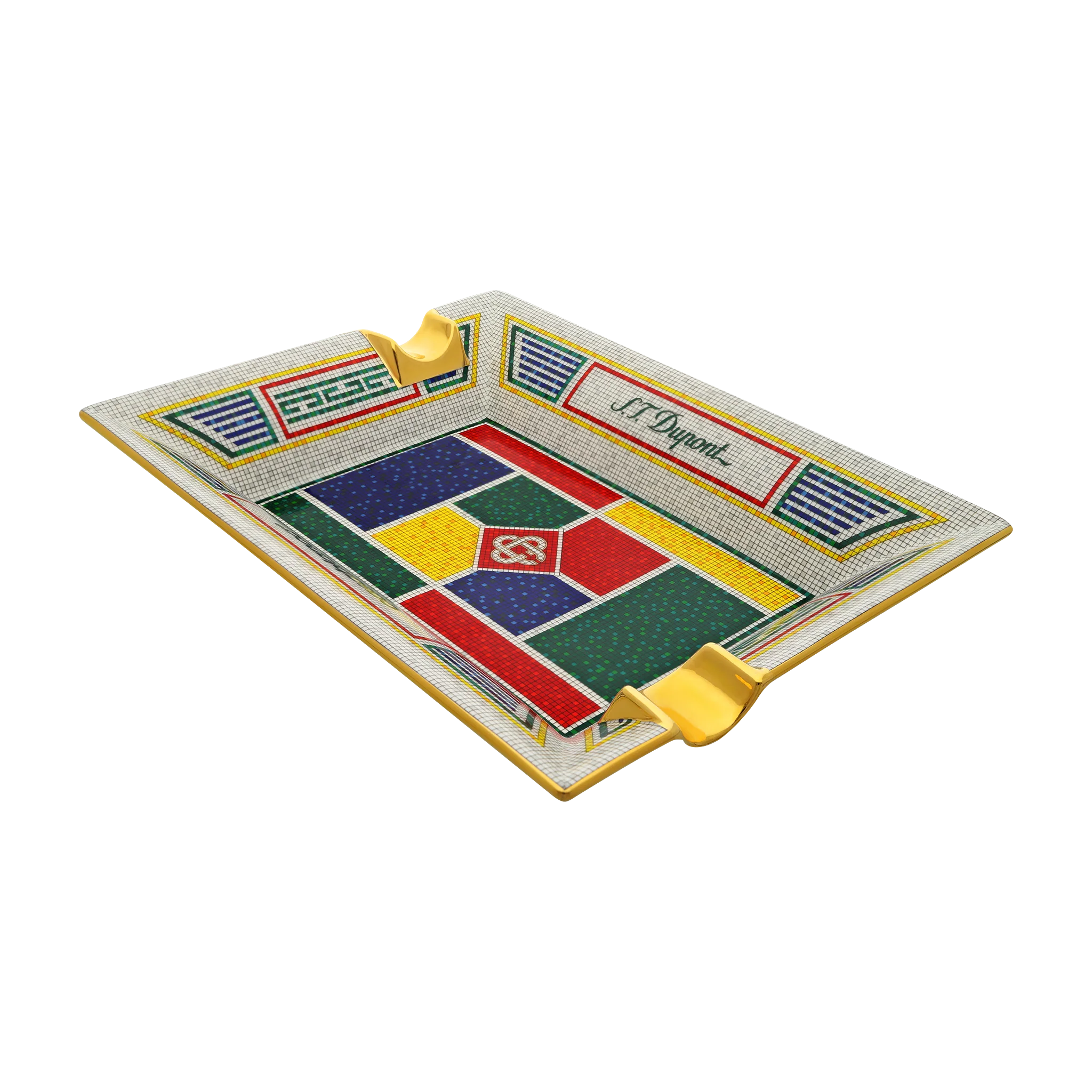 S.T. Dupont Portacenere Porcellana Casablanca 006222