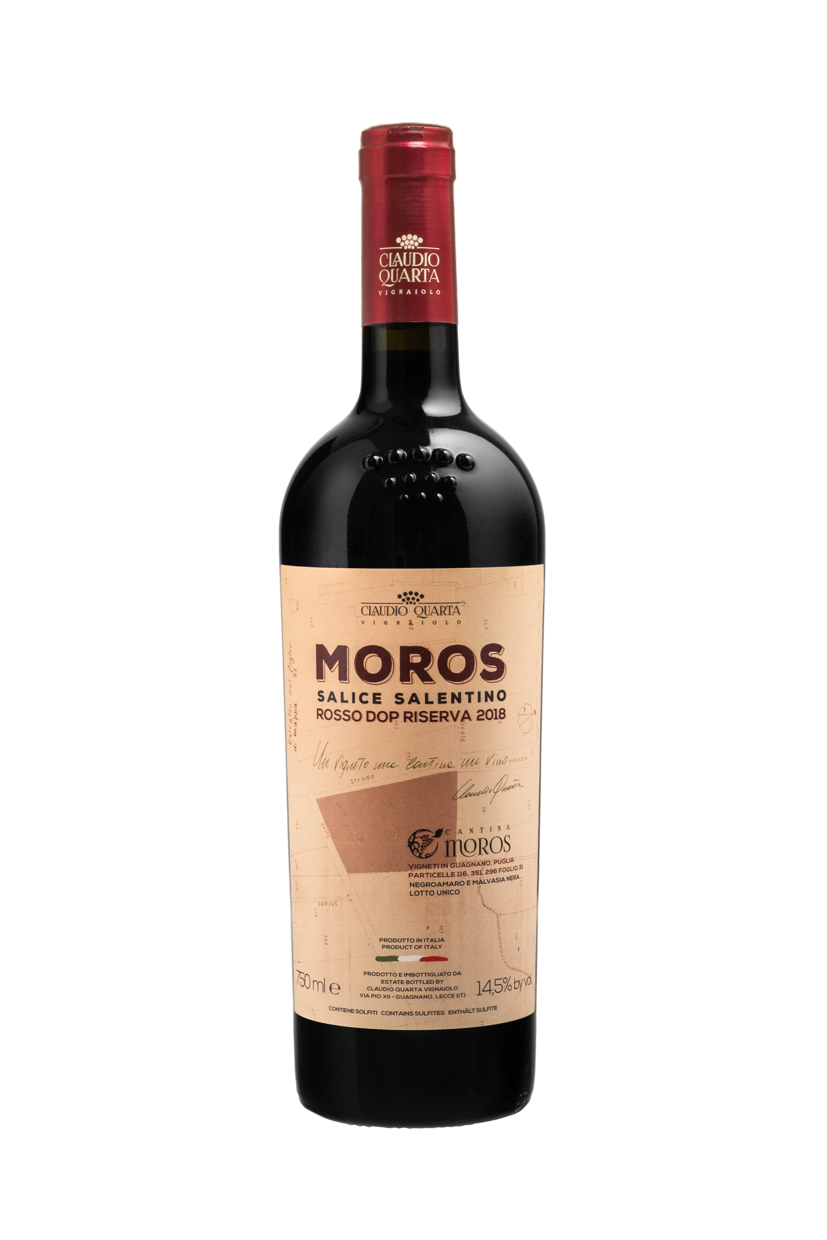 Moros Salice Salentino Riserva - Claudio Quarta