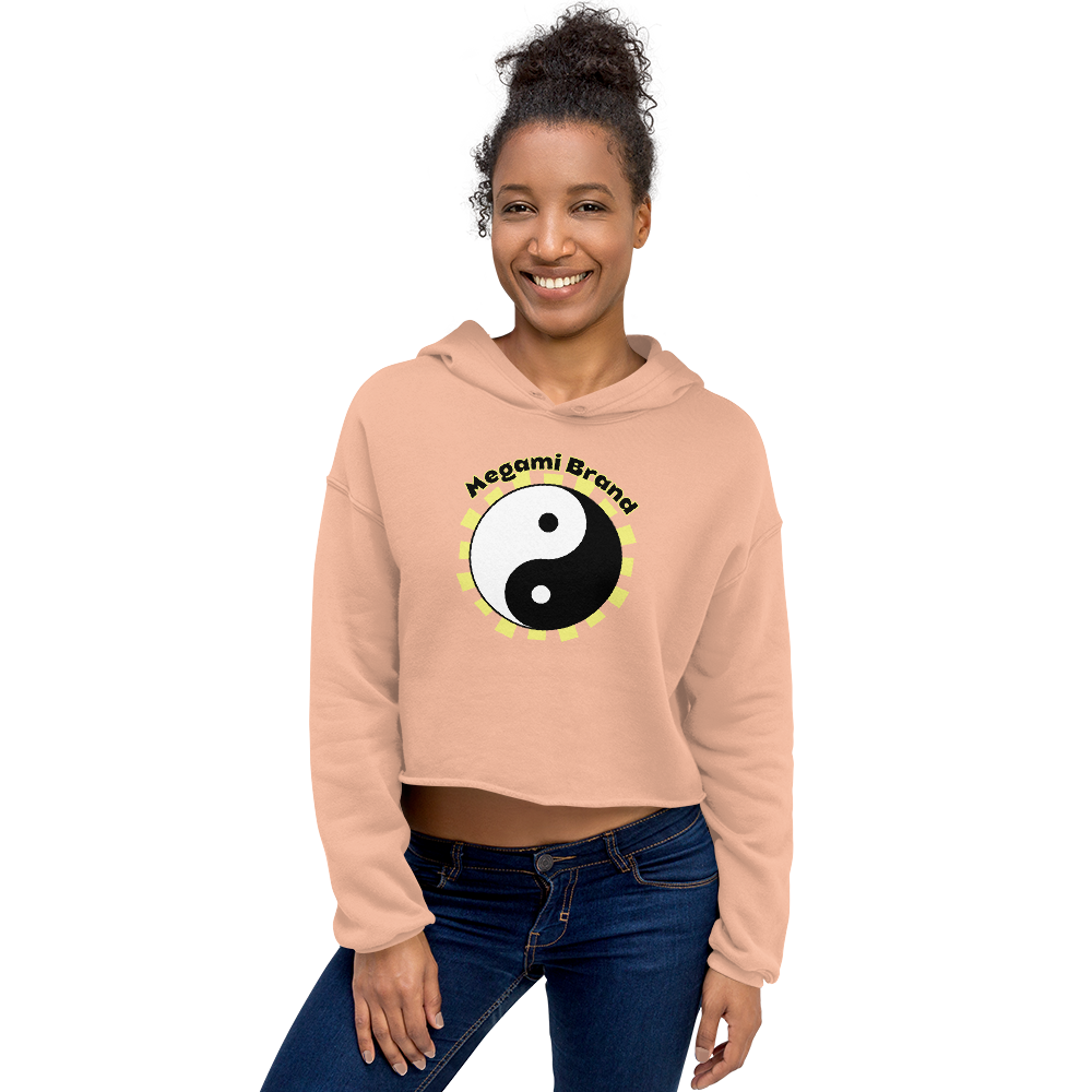 Yin-yang Cropped Hoodie