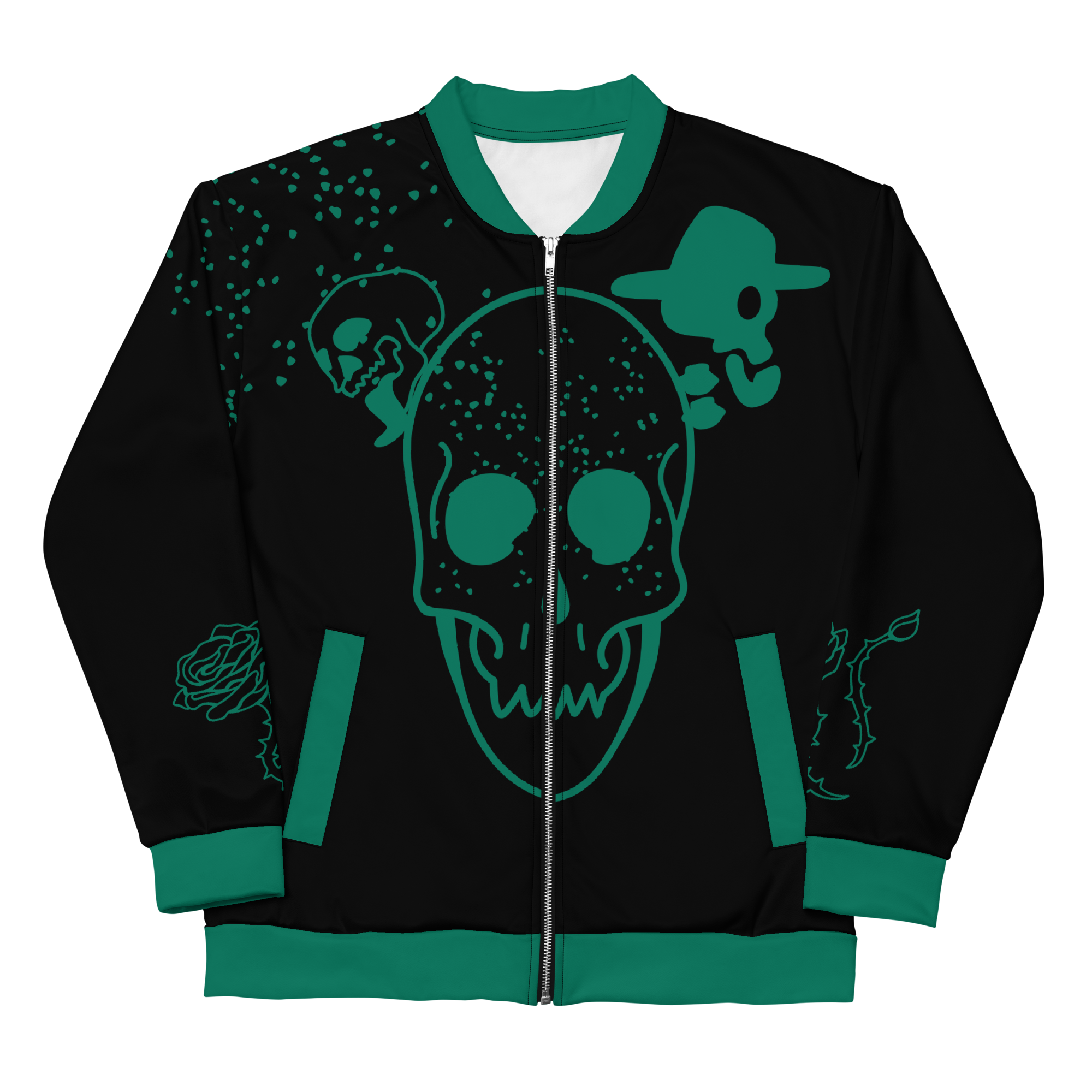 Skullies in Teal