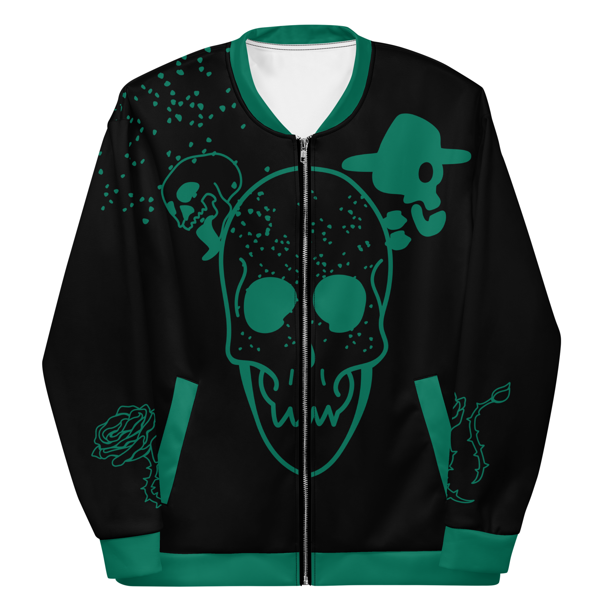 Skullies in Teal