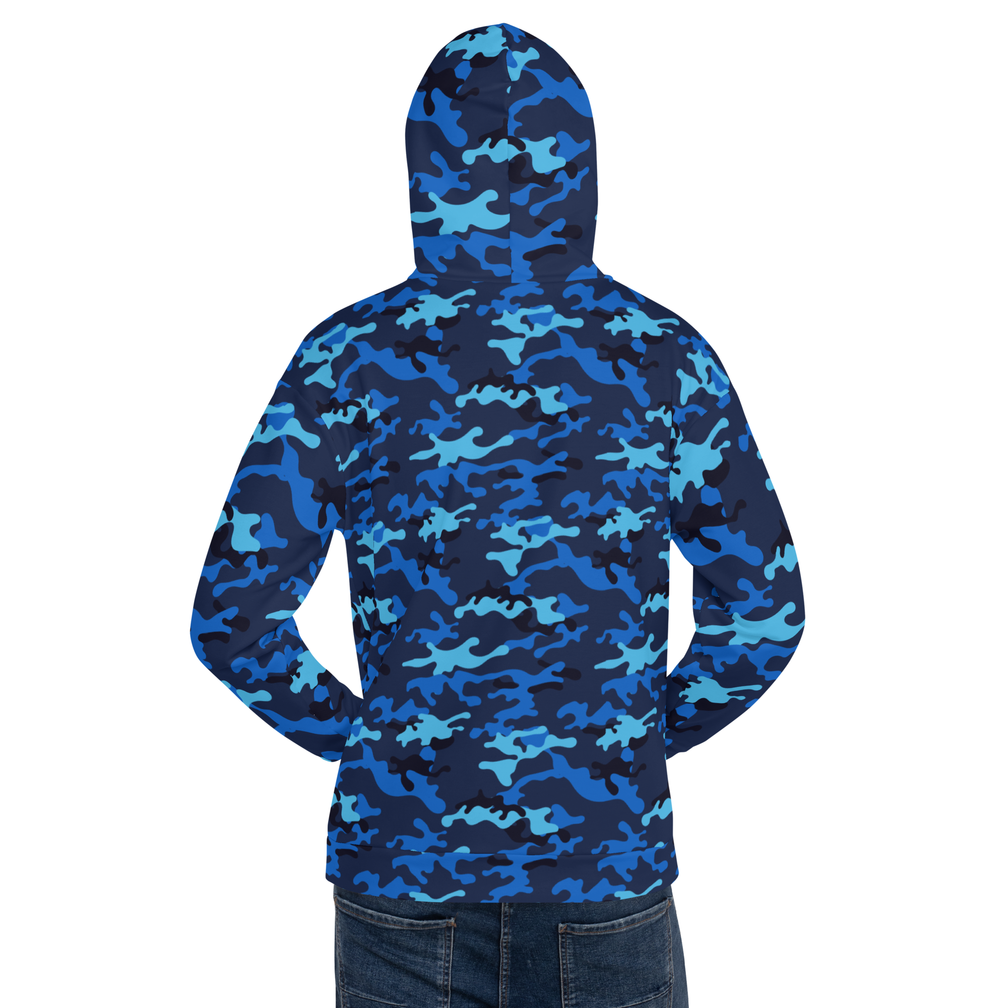 Blue Camouflage Hoodie