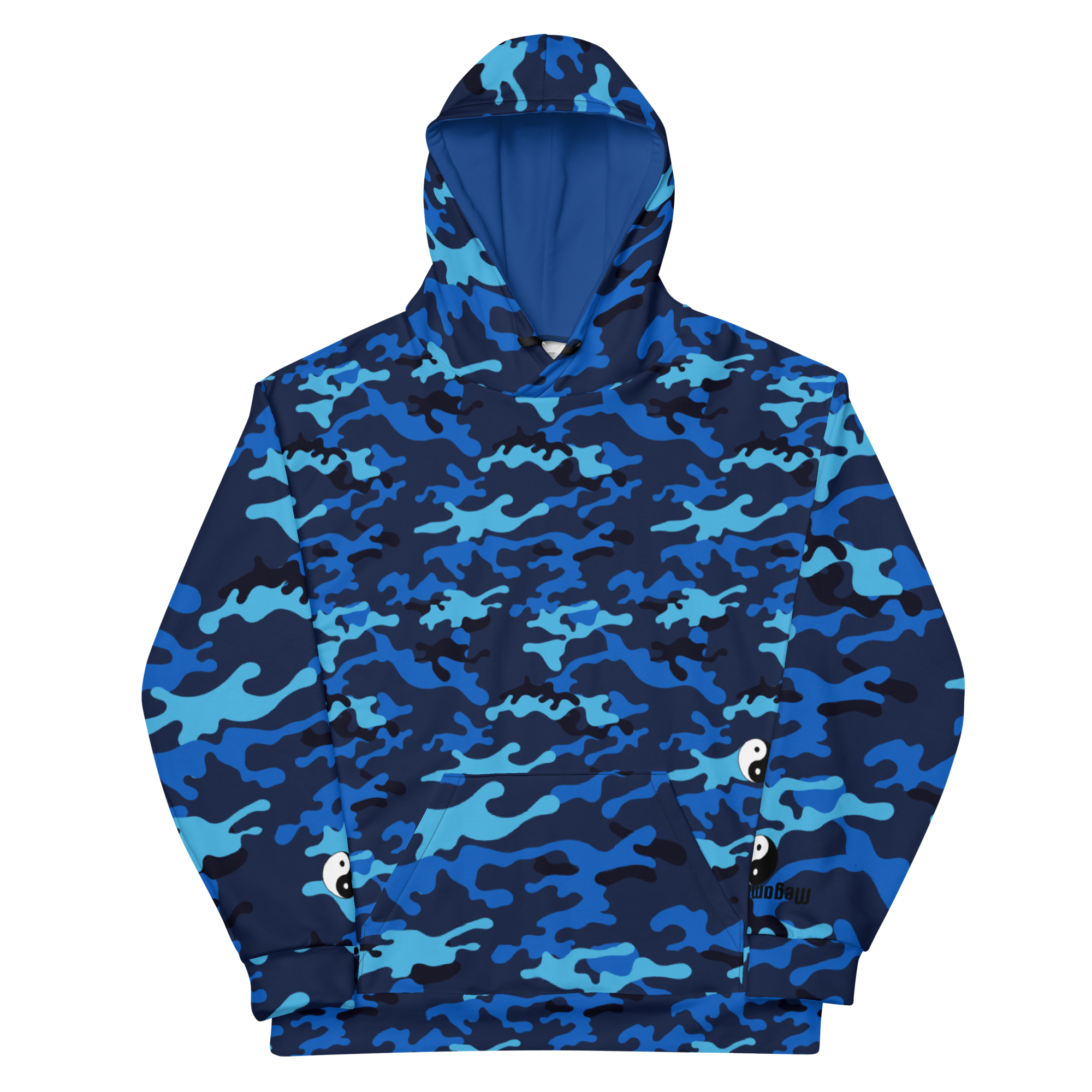 Blue Camouflage Hoodie