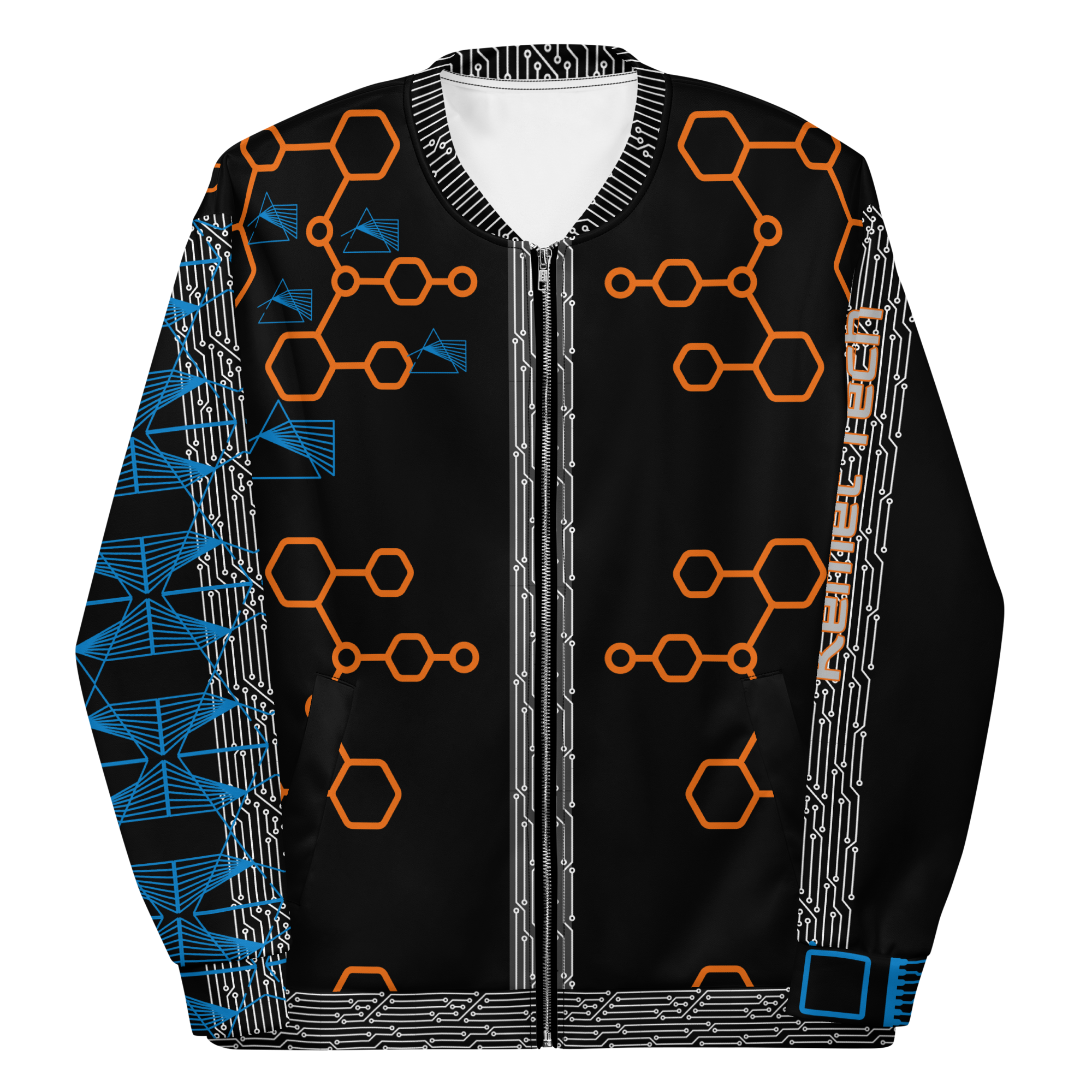Cyber Web Bomber Jacket