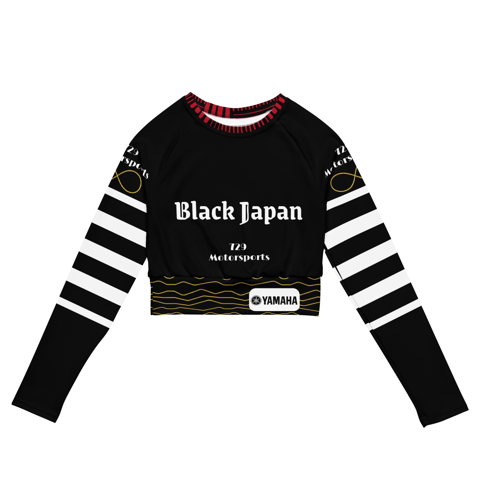 Black Japan Motorsports Crop Top