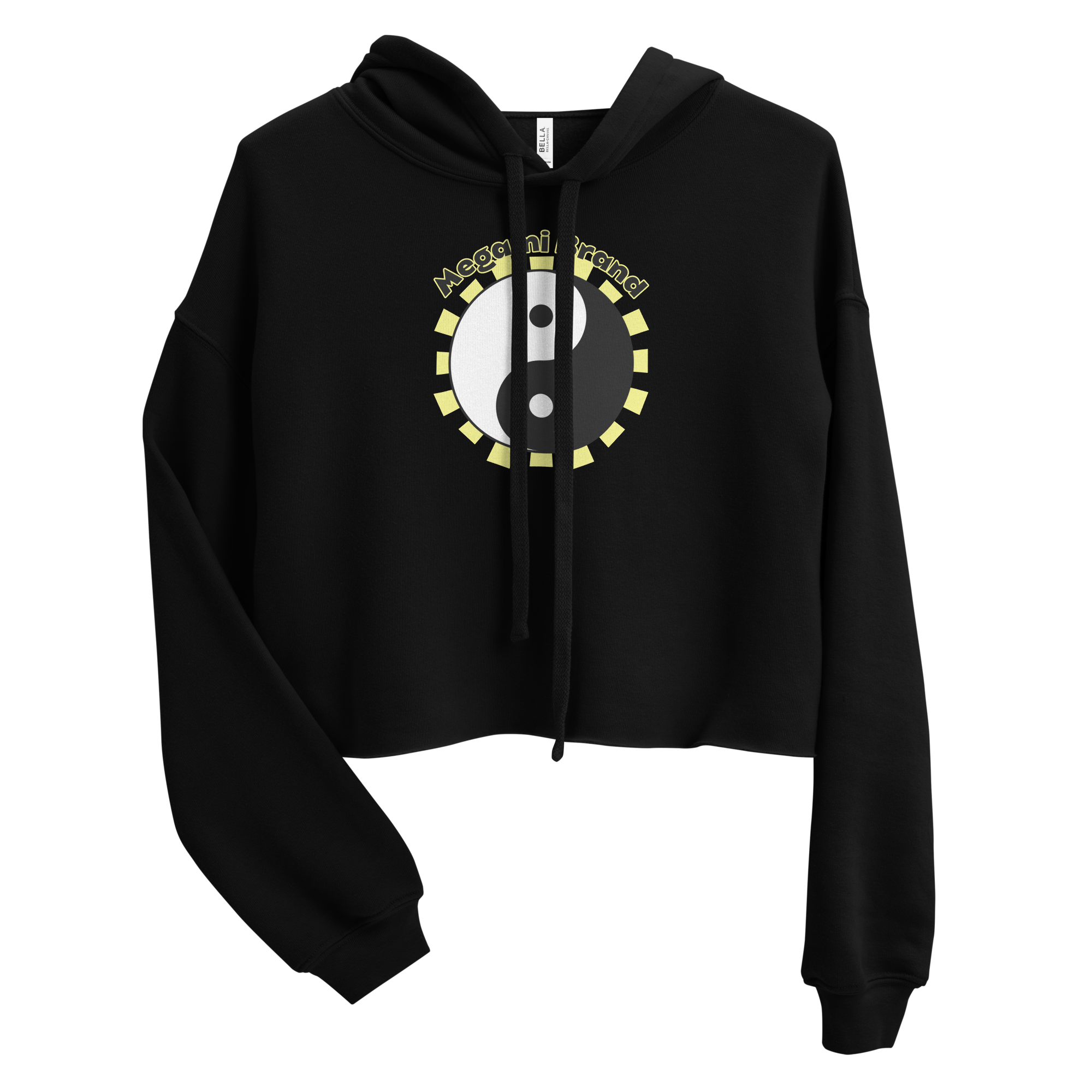Yin Yang Crop Hoodie