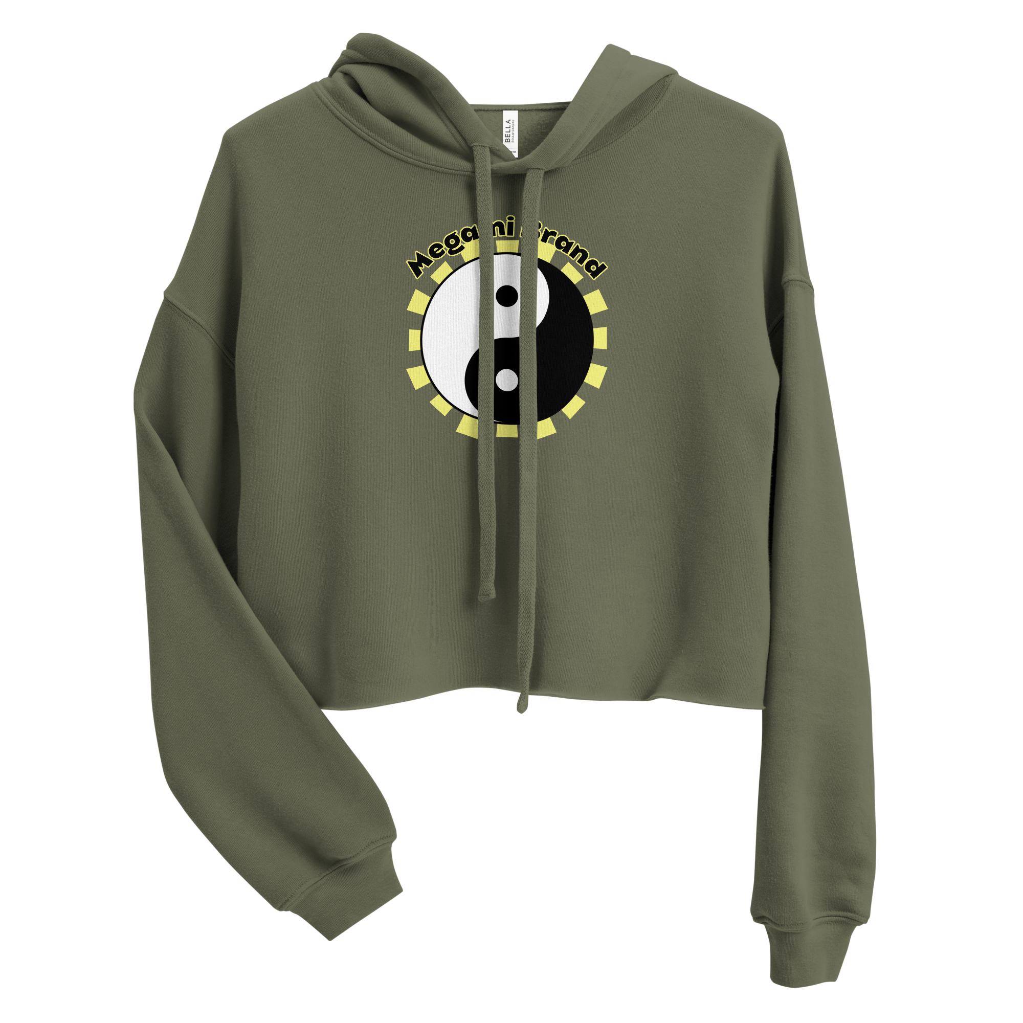 Yin Yang Crop Hoodie