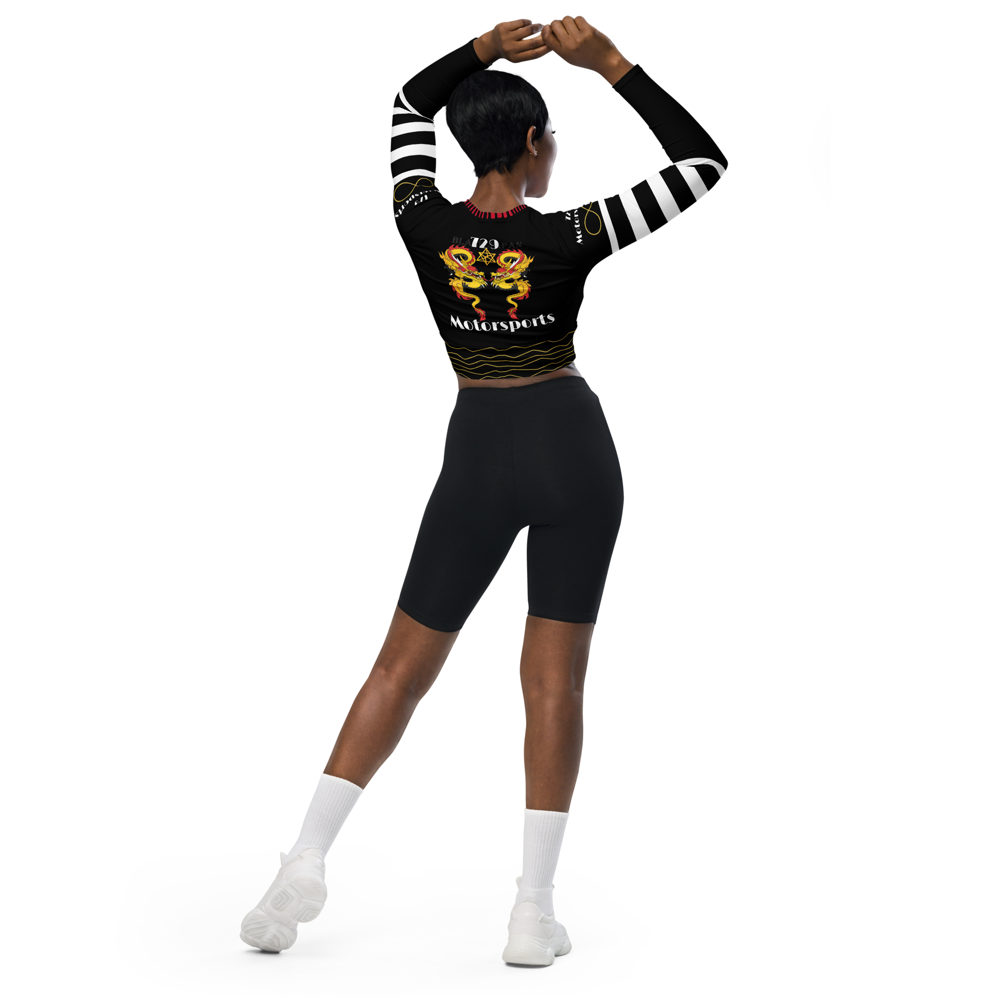 Black Japan Motorsports Crop Top