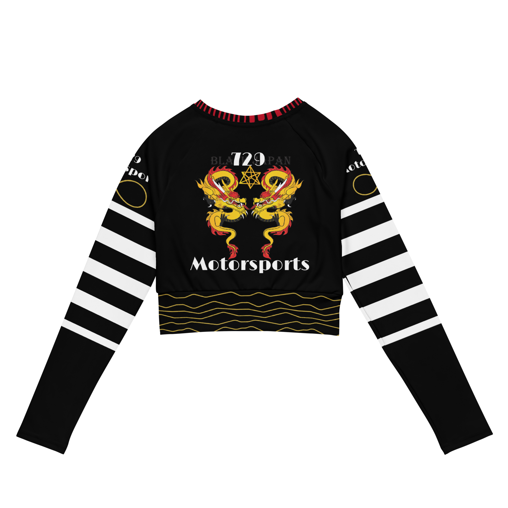 Black Japan Motorsports Crop Top