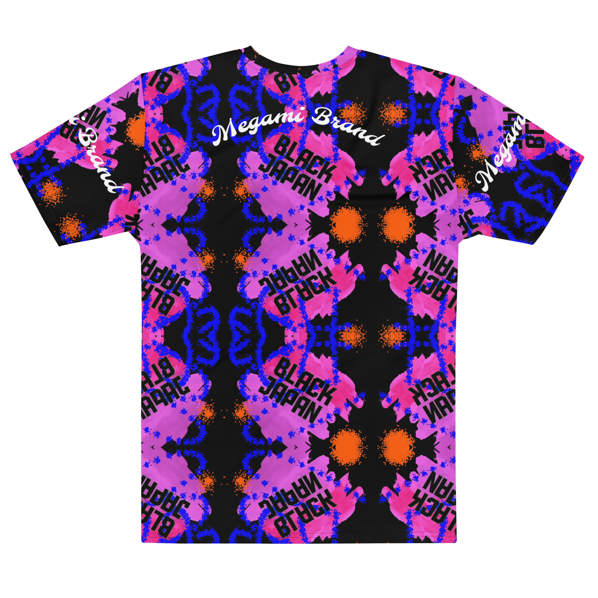 Black Japan Patterned T-Shirt