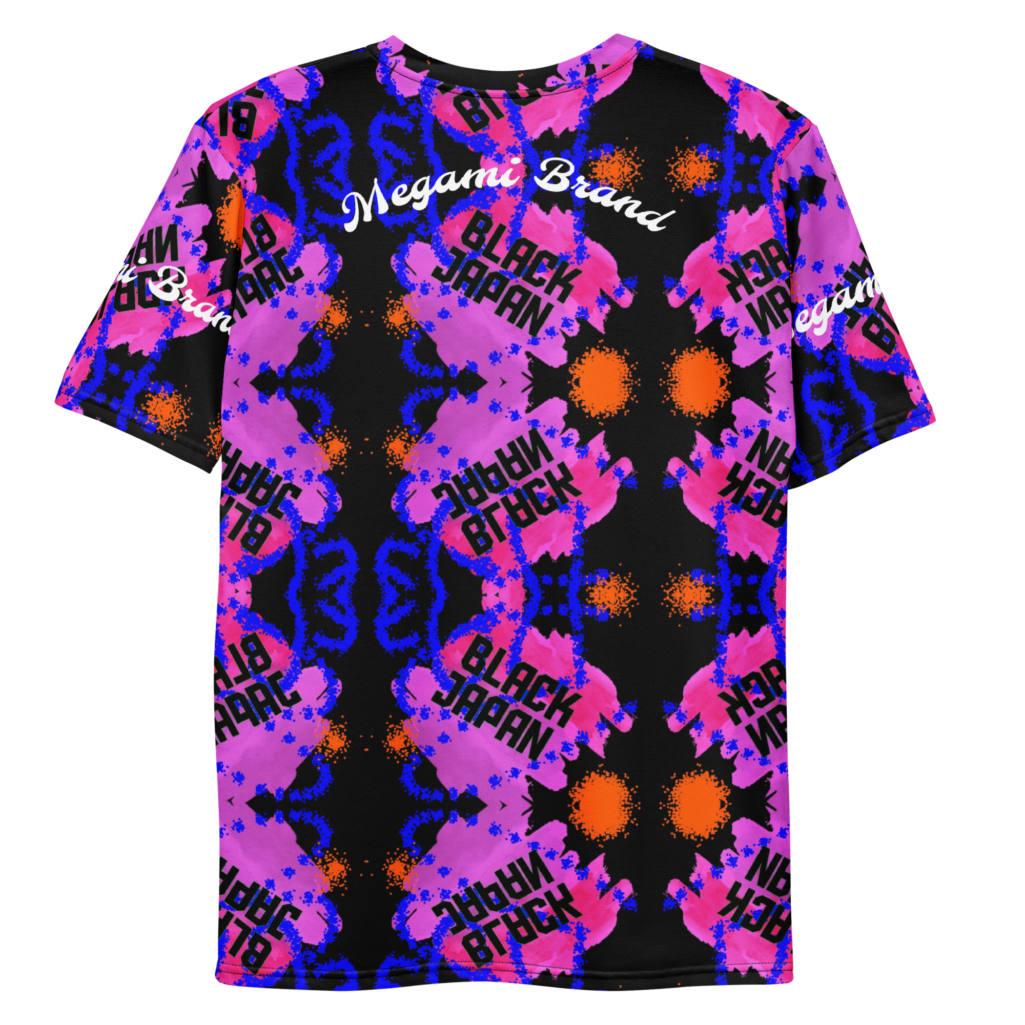 Black Japan Patterned T-Shirt