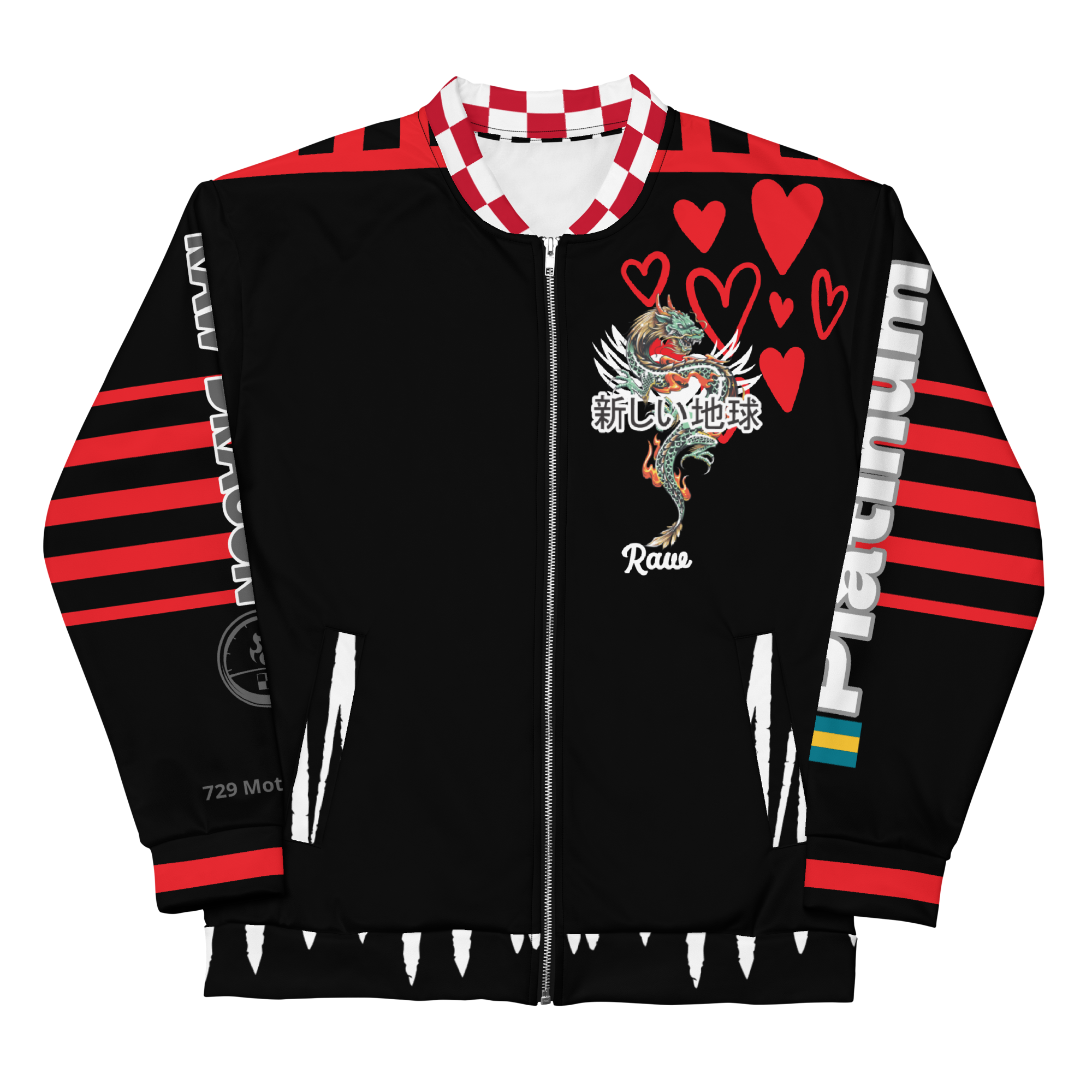 Raw Dragon 'Heart' Bomber Jacket